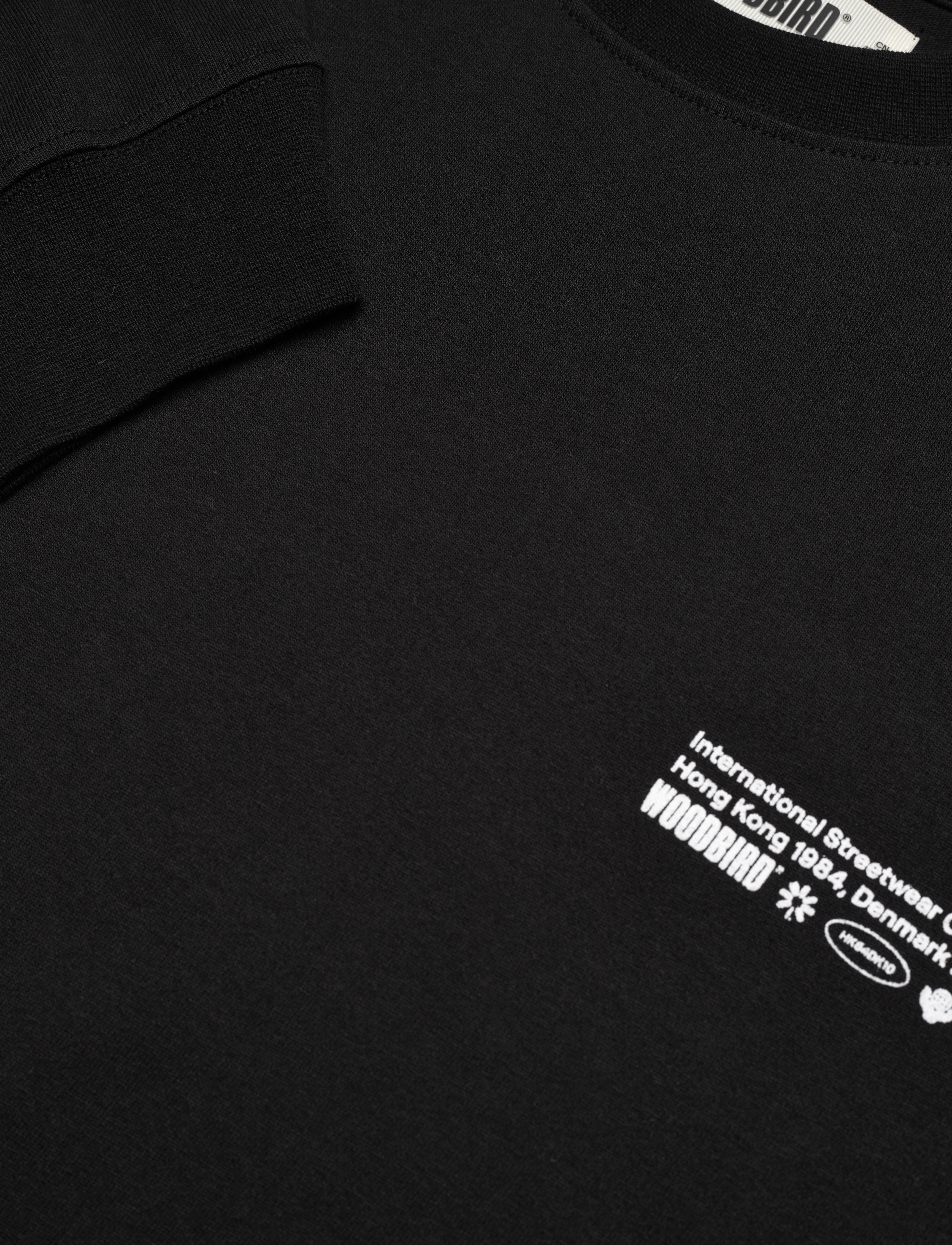 Woodbird - Baine Tech L/S Tee - black - 2