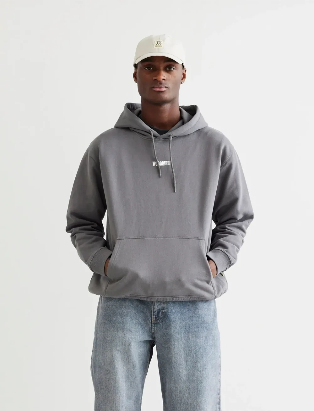 Woodbird - WBPacs Base Hoodie - hoodies - antra grey - 0