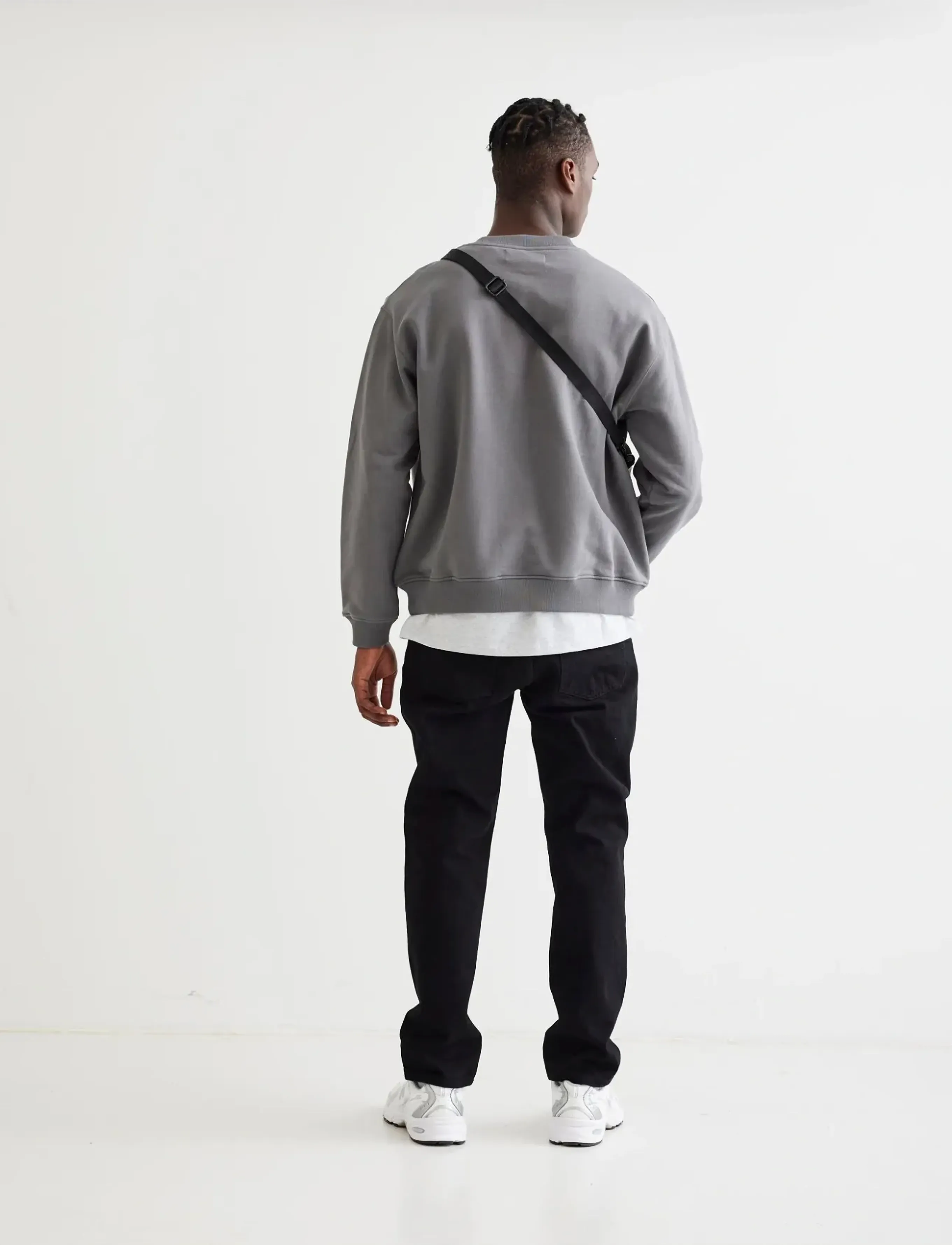 Woodbird - WBCane Base Crew - sweatshirts - antra grey - 5