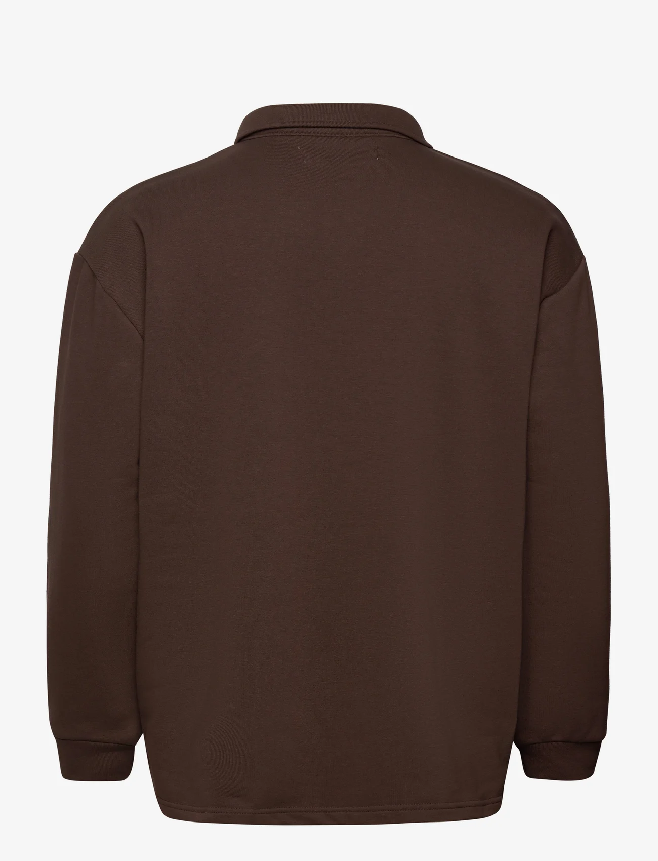 Woodbird - Dom Half-Zip Sweat - polo marškinėliai ilgomis rankovėmis - brown - 1
