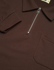Woodbird - Dom Half-Zip Sweat - polo marškinėliai ilgomis rankovėmis - brown - 2