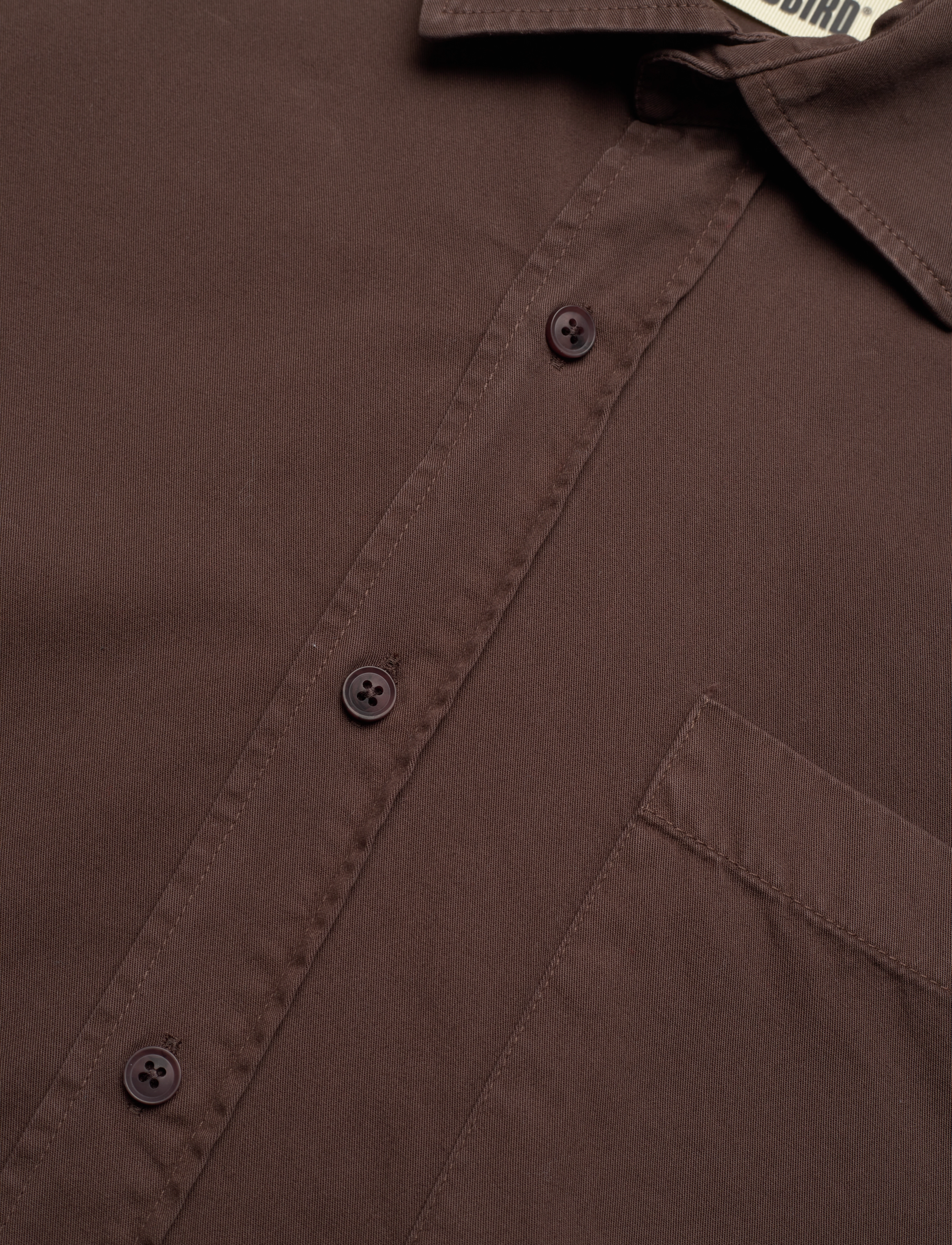 Woodbird - WBYuzo Antic Shirt - brown - 3