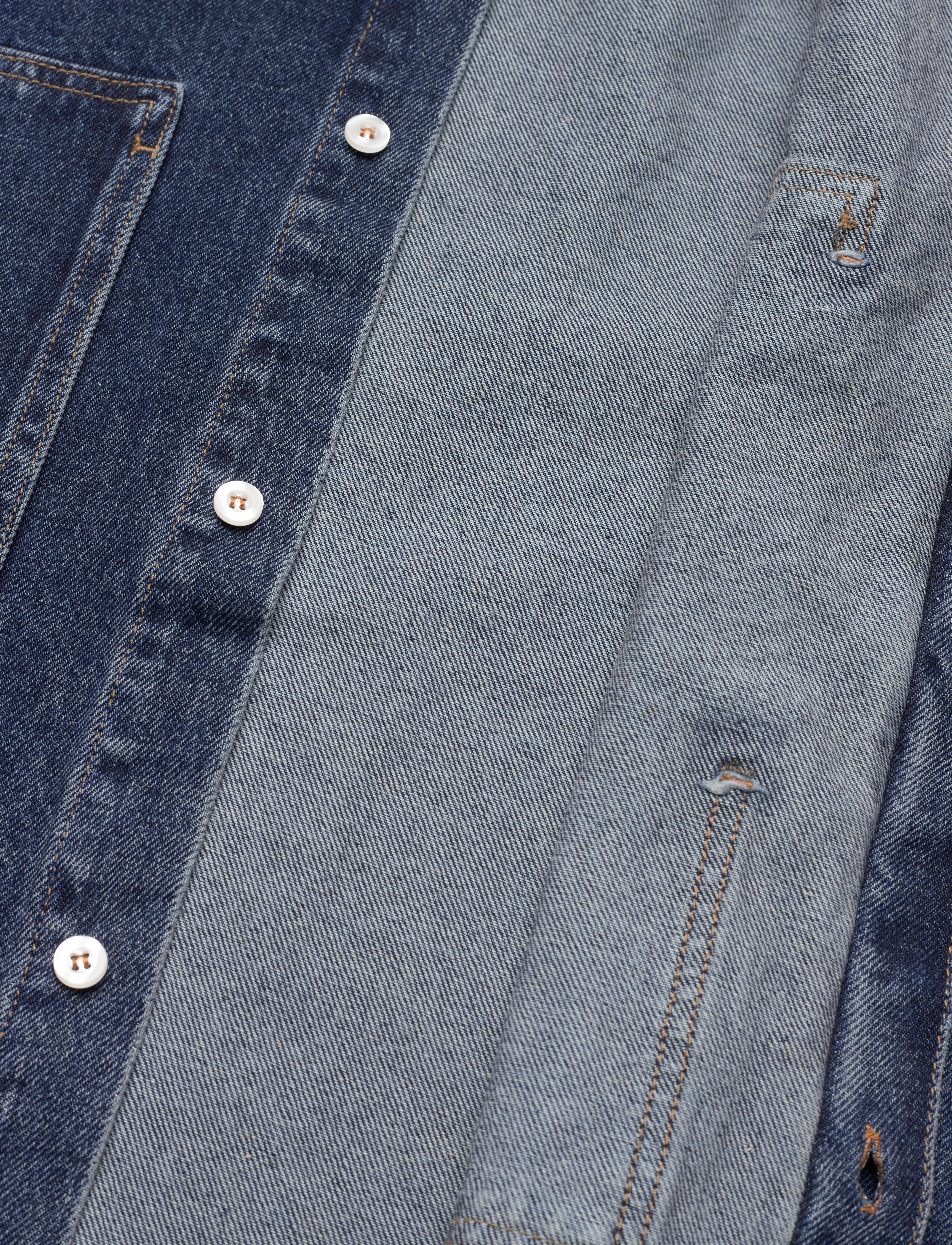 Woodbird - Tuck Carpenter Shirt - navy - 4