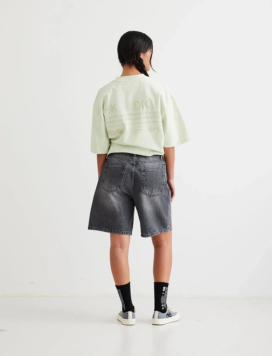 Woodbird - WBMaggie Eclipse Shorts - jeansshorts - grey-black - 4