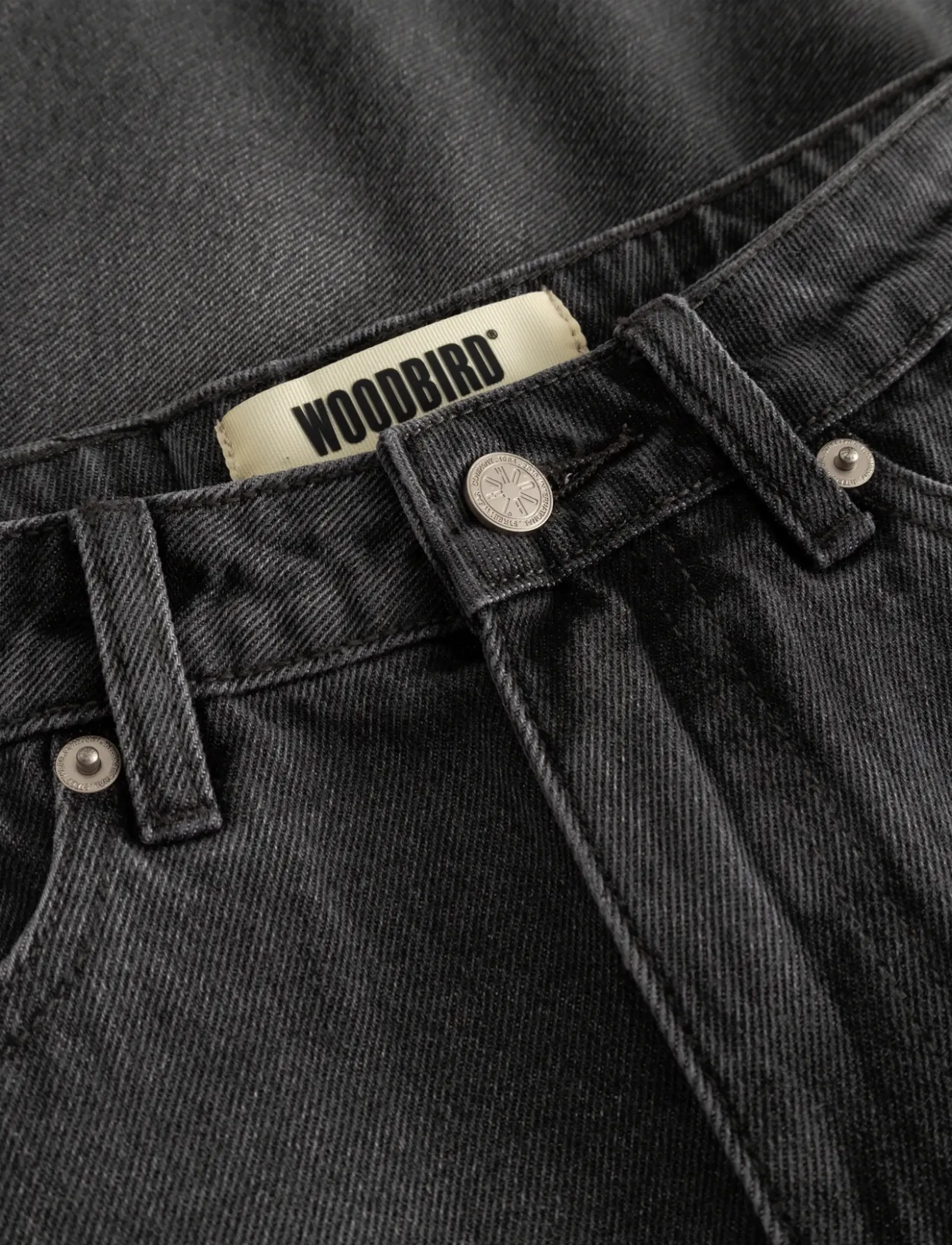 Woodbird - WBMaggie Eclipse Shorts - lühikesed teksapüksid - grey-black - 5