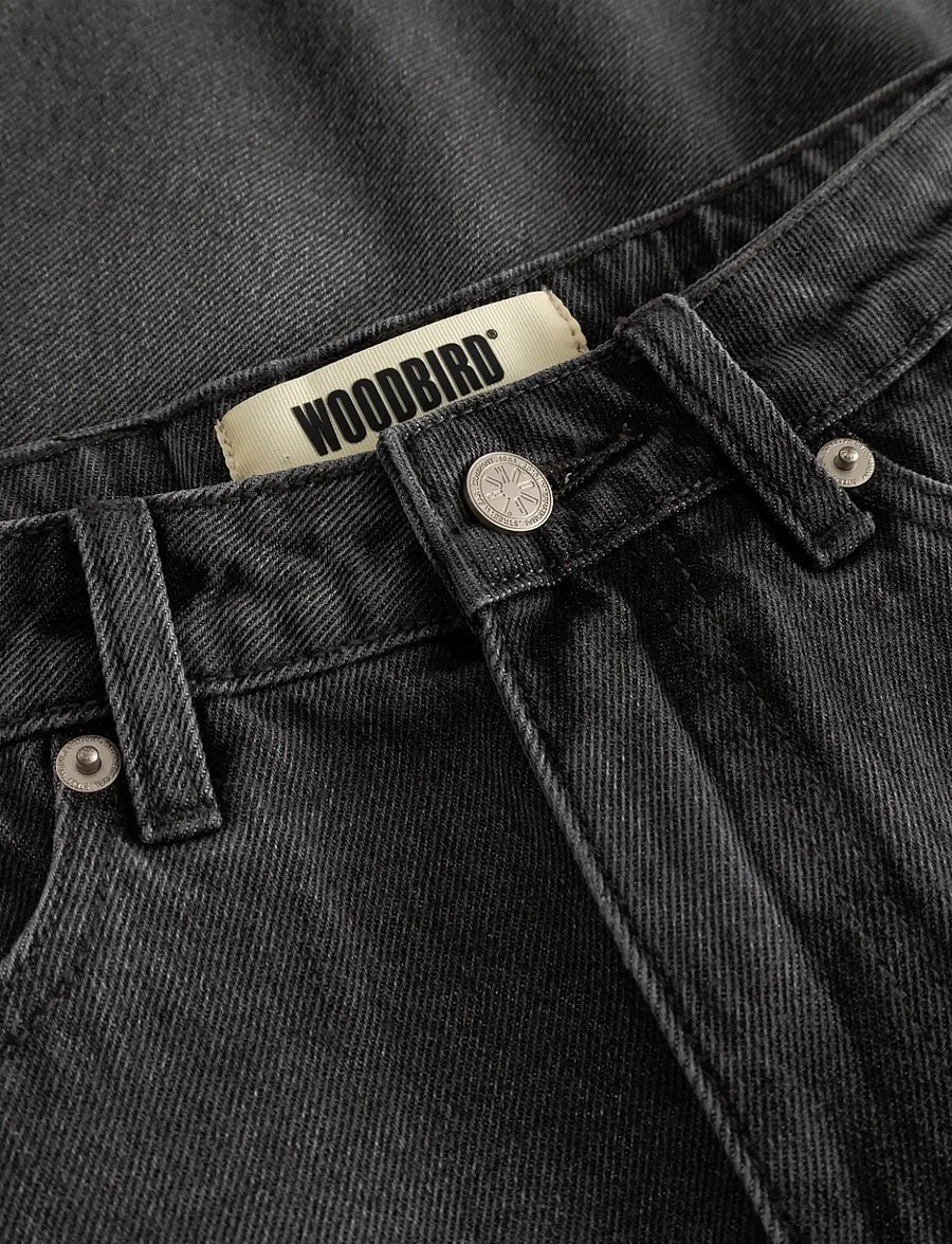 Woodbird - WBMaggie Eclipse Shorts - jeansshorts - grey-black - 5