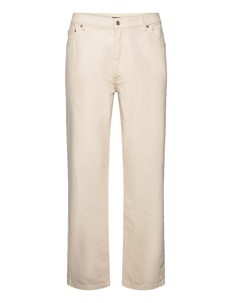 Woodbird - WBLeroy Twill Pants - loose jeans - off white - 0