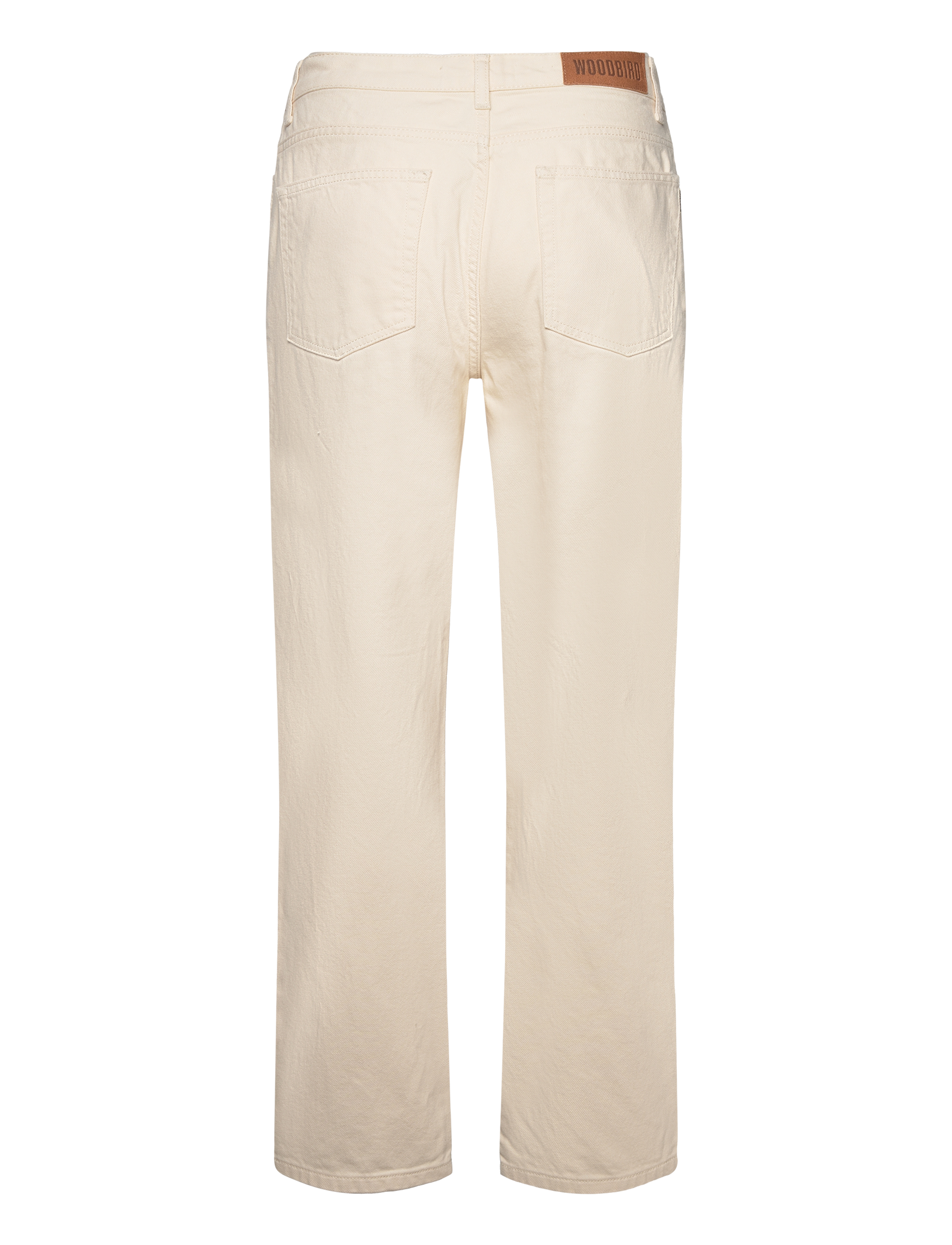 Woodbird - WBLeroy Twill Pants - alt laienevad teksad - off white - 1