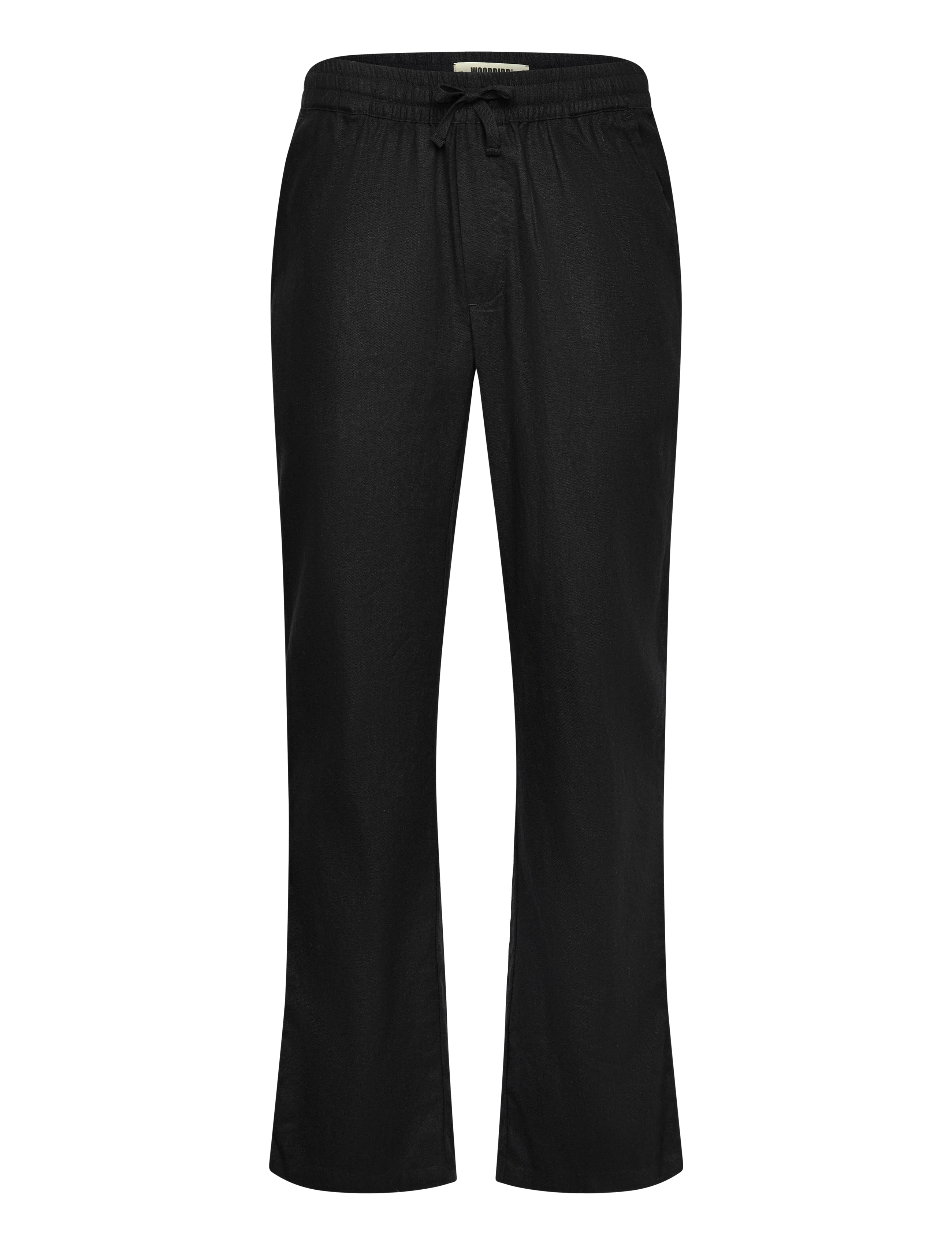 WOODBIRD Wbeik Linen Hose Schwarz - XXL - Herren