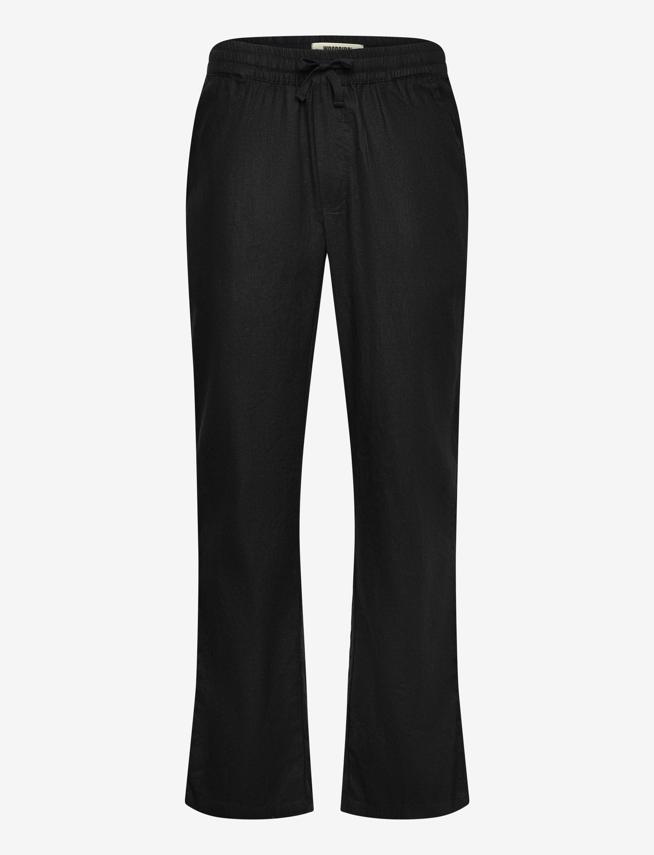Woodbird - WBEik Linen Pant - linased püksid - black - 1