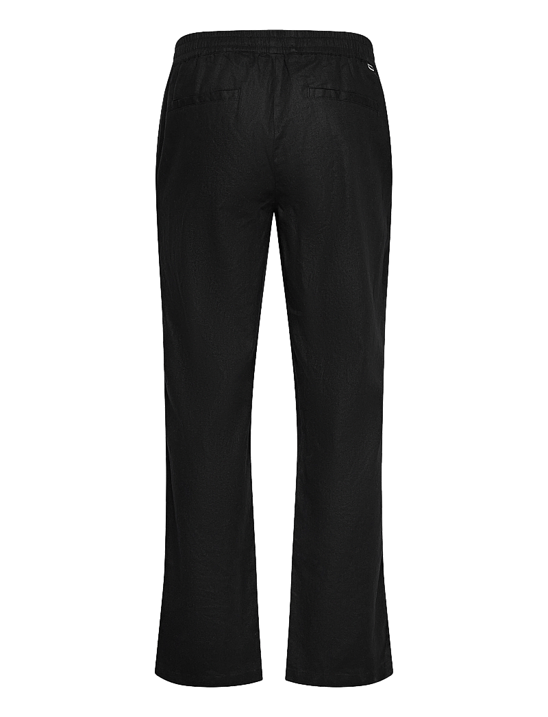 Woodbird - WBEik Linen Pant - linased püksid - black - 2