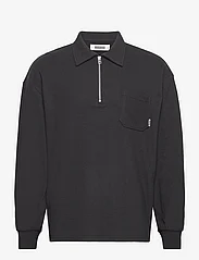 Woodbird - WBDom Terry Polo - polo shirts - black - 0