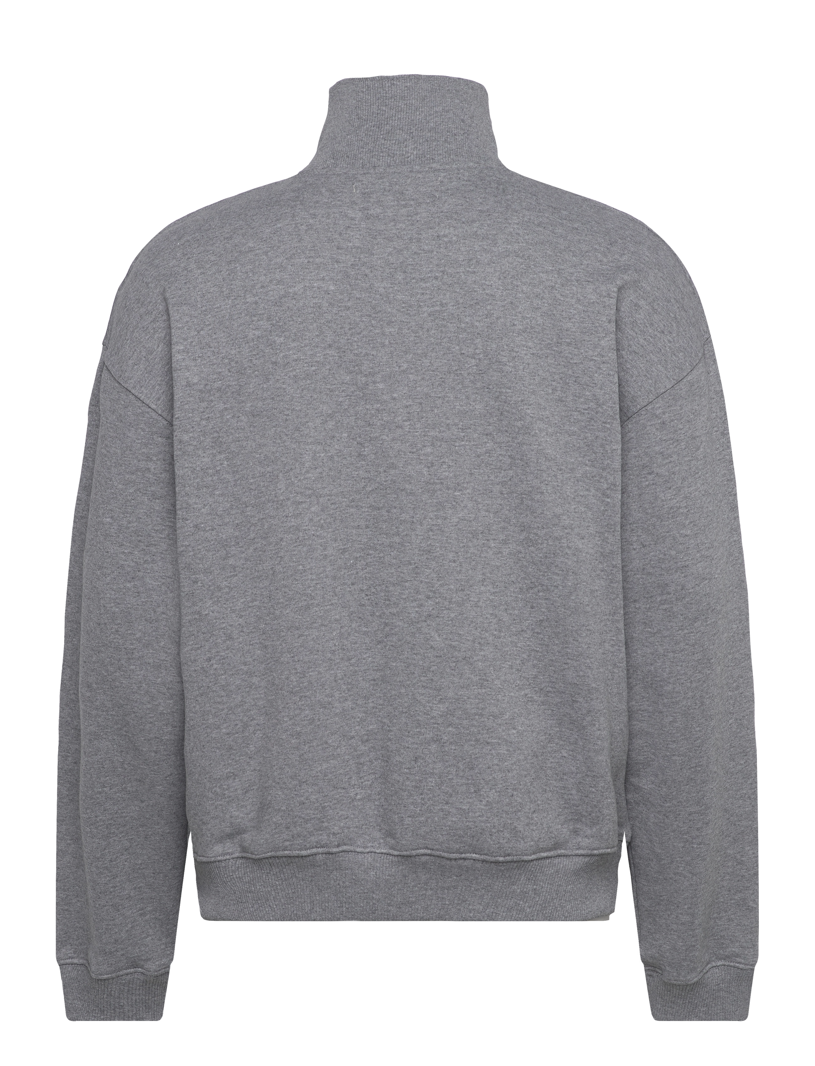 Woodbird - WBLee Base Half Zip - dressipluusid - light grey melange - 1