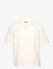 Woodbird - WBSunny Mesh Shirt - kortærmede skjorter - off white - 0