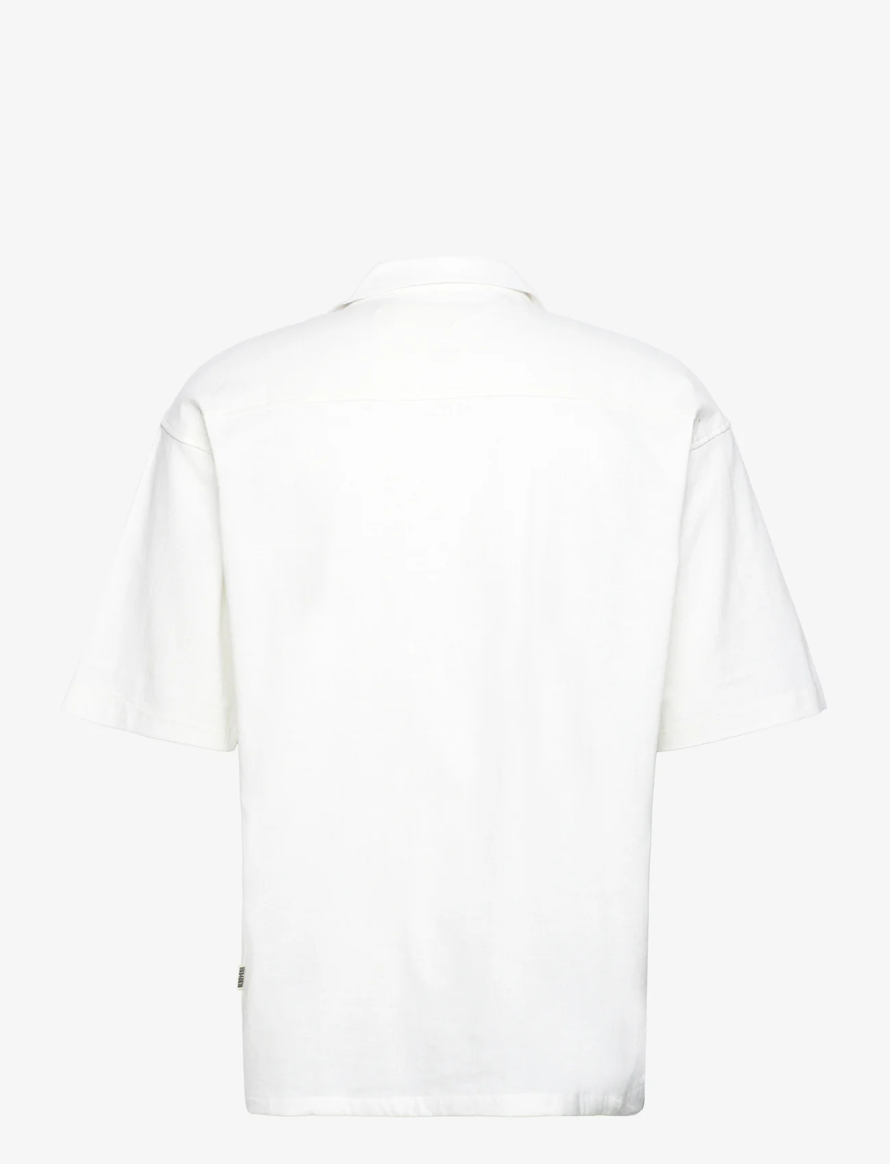 Woodbird - WBBanks Tempel Shirt - short-sleeved shirts - off white - 1