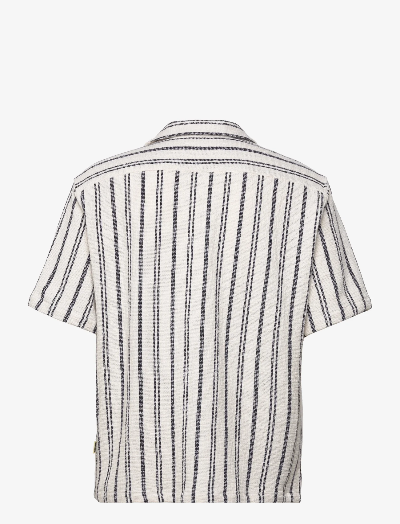 Woodbird - WBSunny Knipe Shirt - kortærmede skjorter - off white - 1