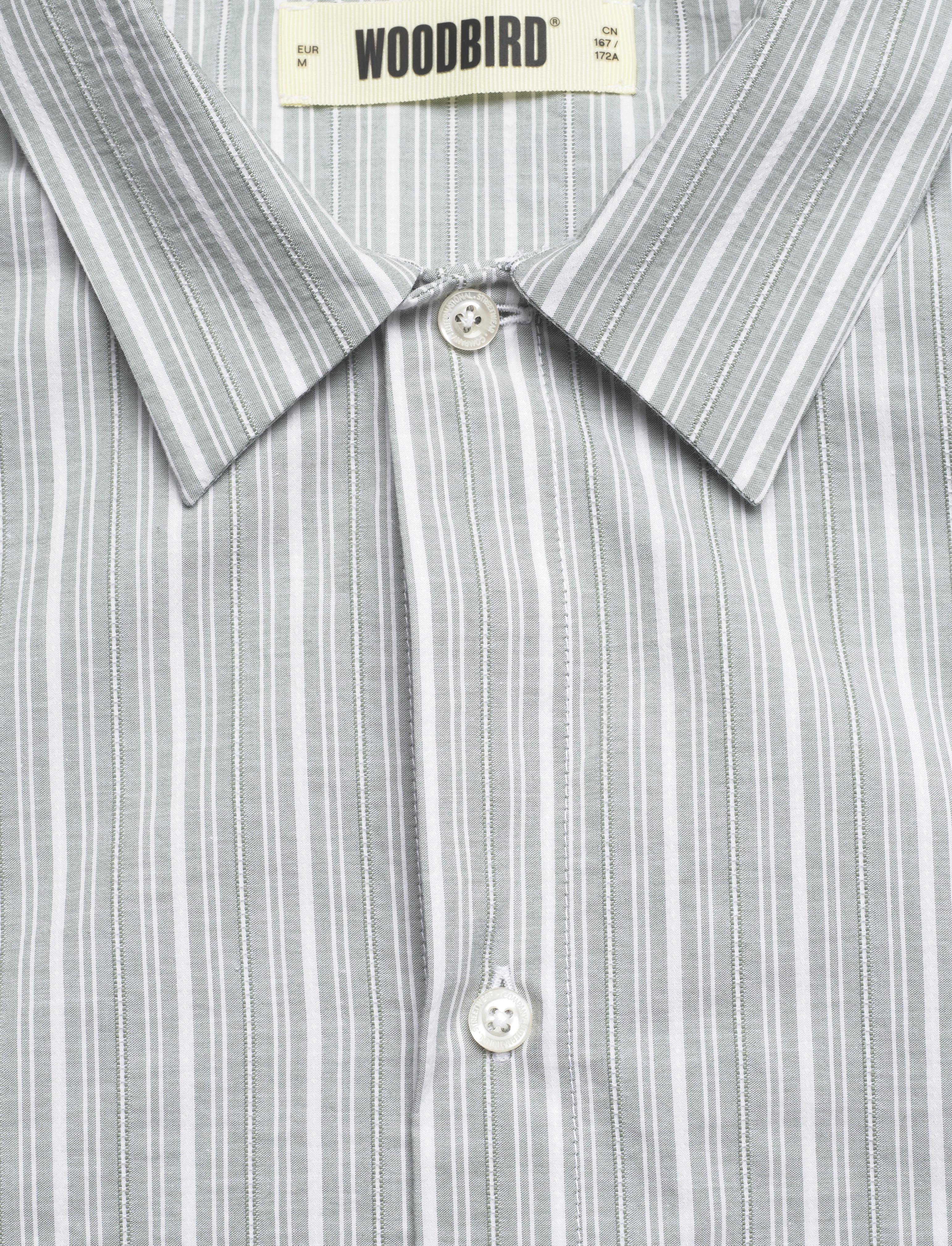 Woodbird - WBBanks Stripe Shirt - off white - 3
