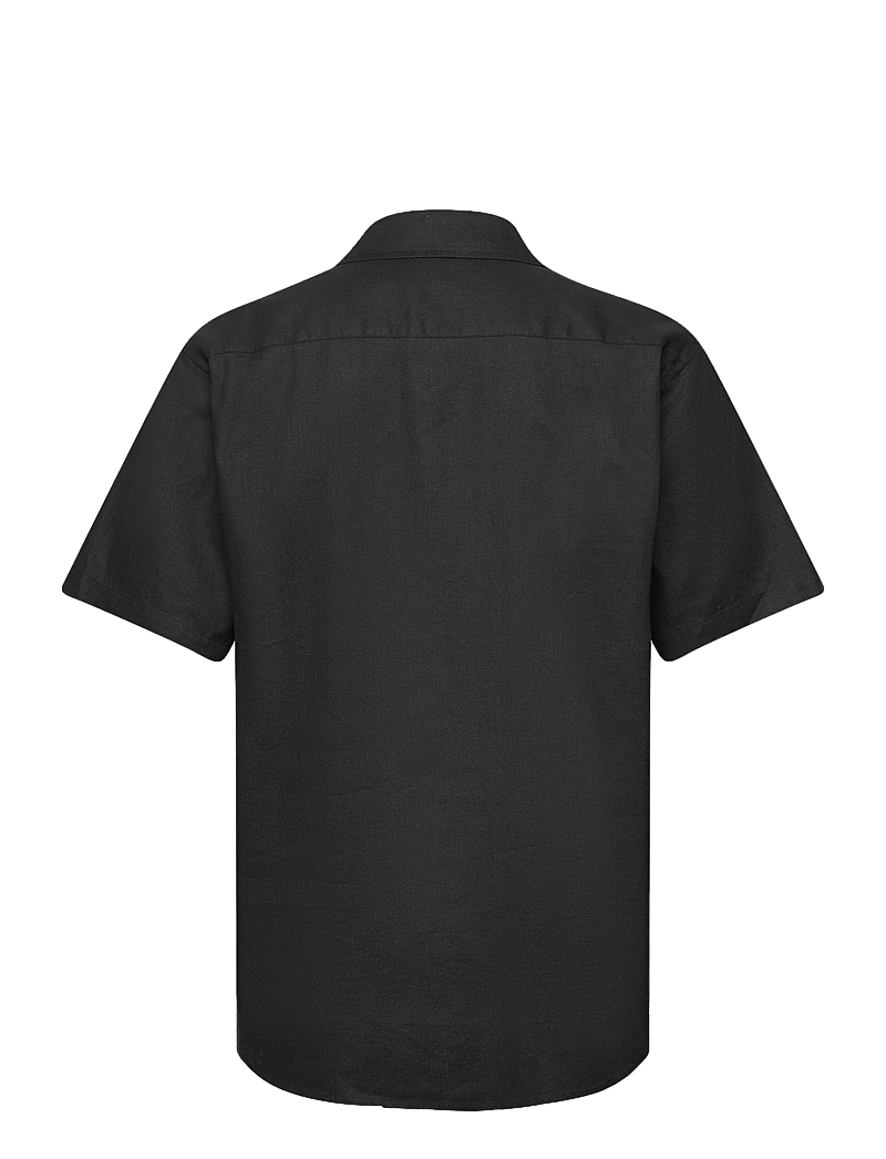 Woodbird - WBBanks Linen Shirt - linased särgid - black - 2