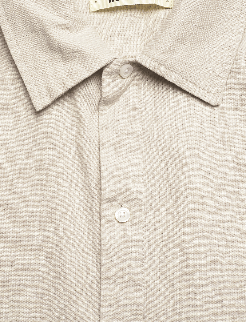 Woodbird - WBBanks Linen Shirt - linased särgid - sand - 3