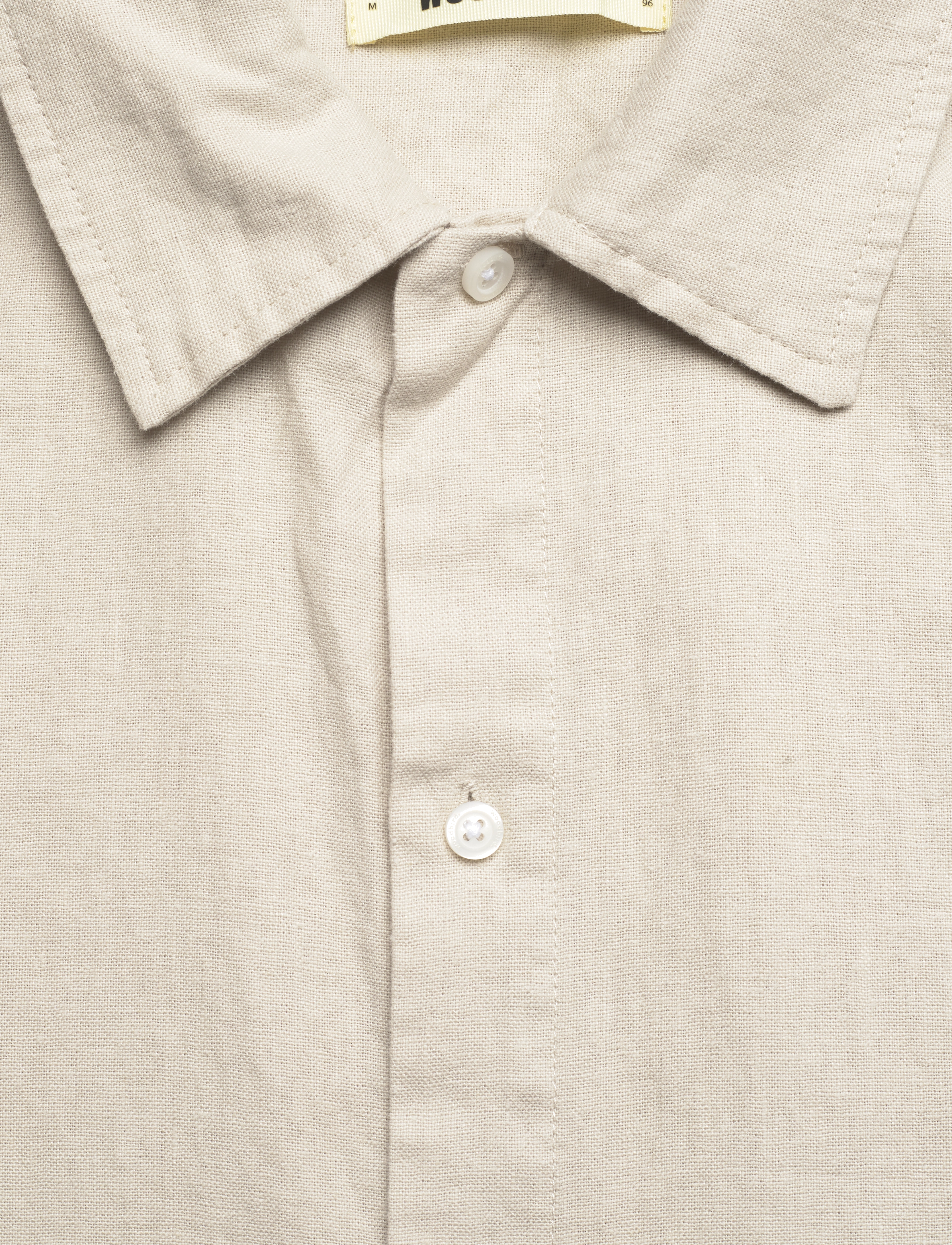 Woodbird - WBBanks Linen Shirt - linen shirts - sand - 3