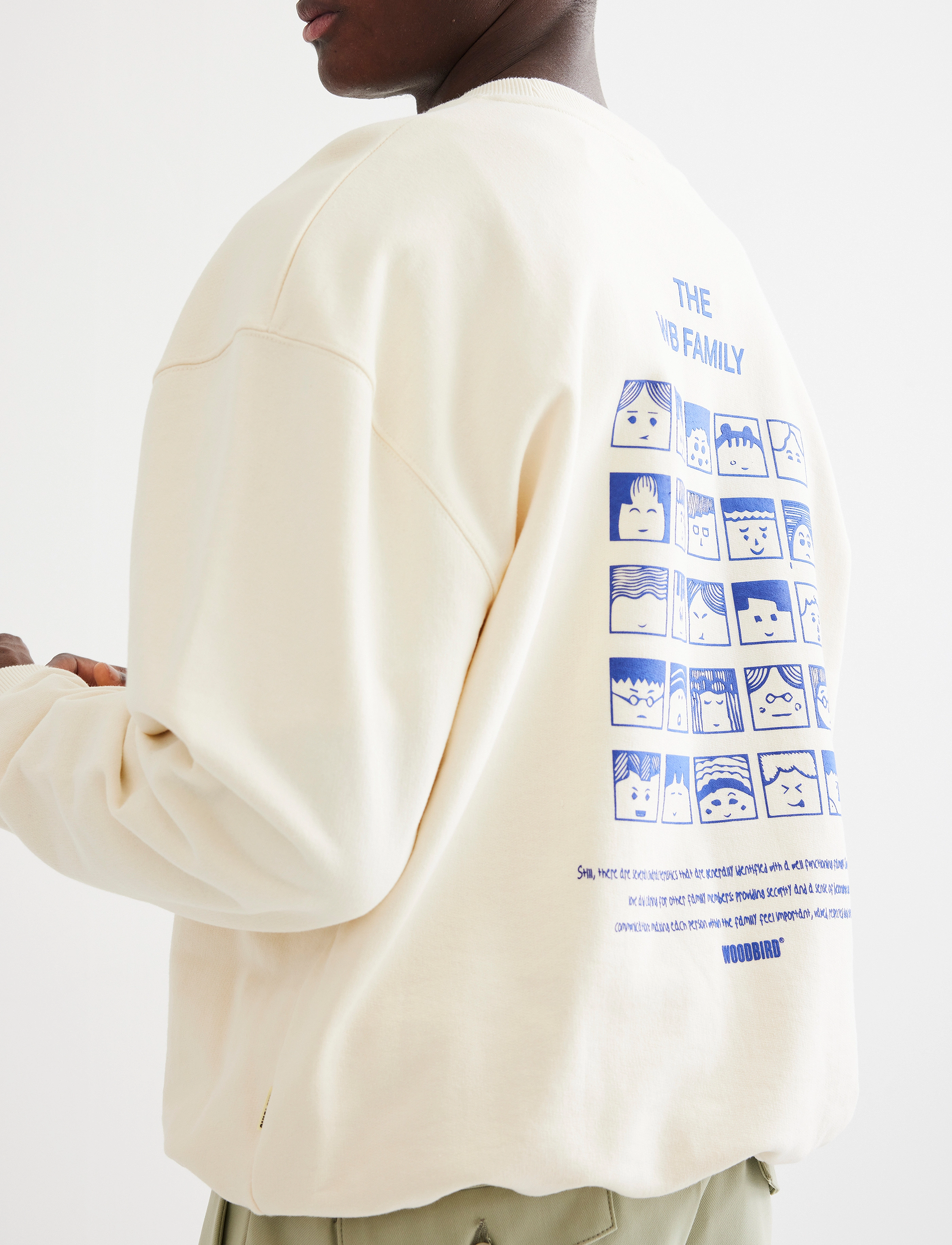 Woodbird - WBCope Family Crew - off white - 2