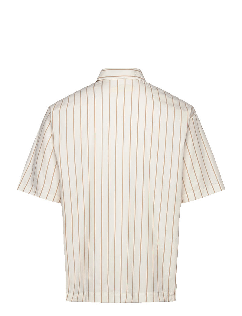 Woodbird - WBWang Poplin Shirt - kortærmede skjorter - off white - 1