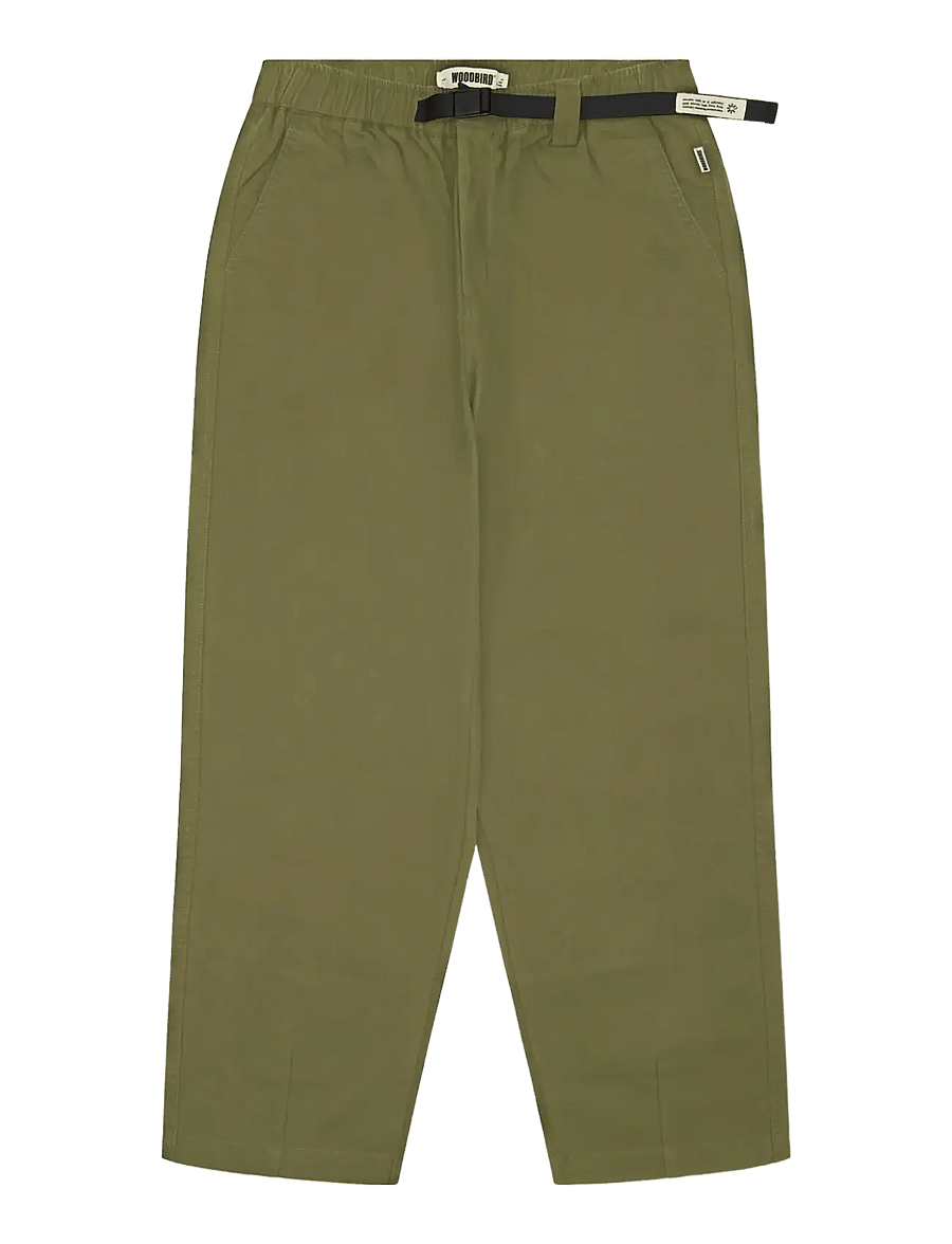 Woodbird - Umo Base Pant - cargohose - army green - 0
