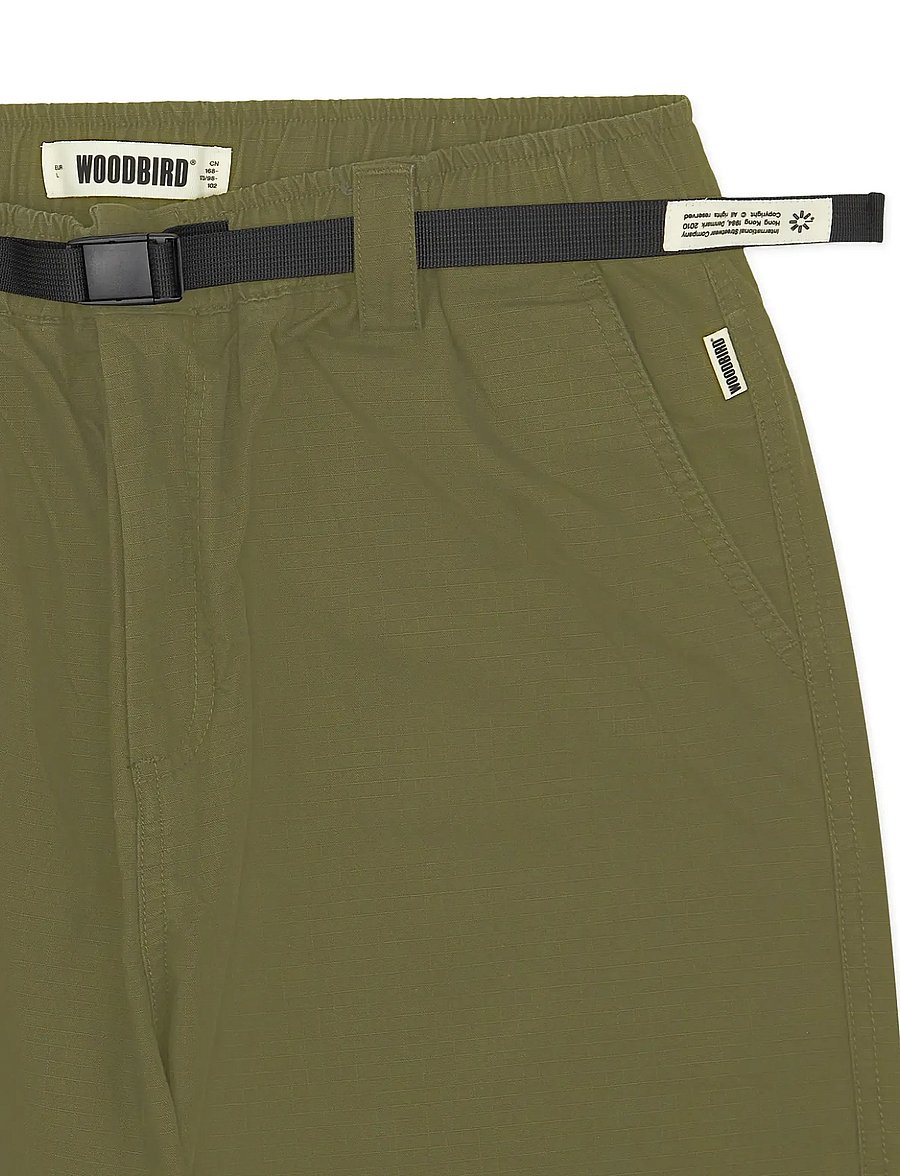 Woodbird - Umo Base Pant - cargohose - army green - 2