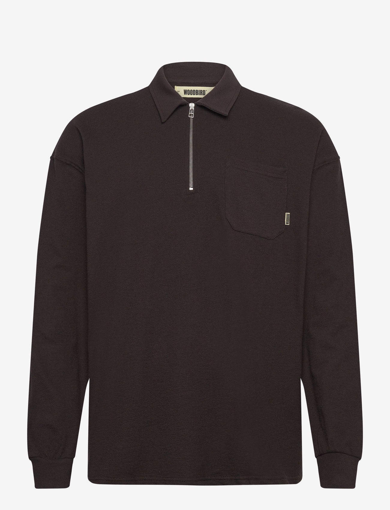 Woodbird - WBDom terry Polo - chocolate brown - 1