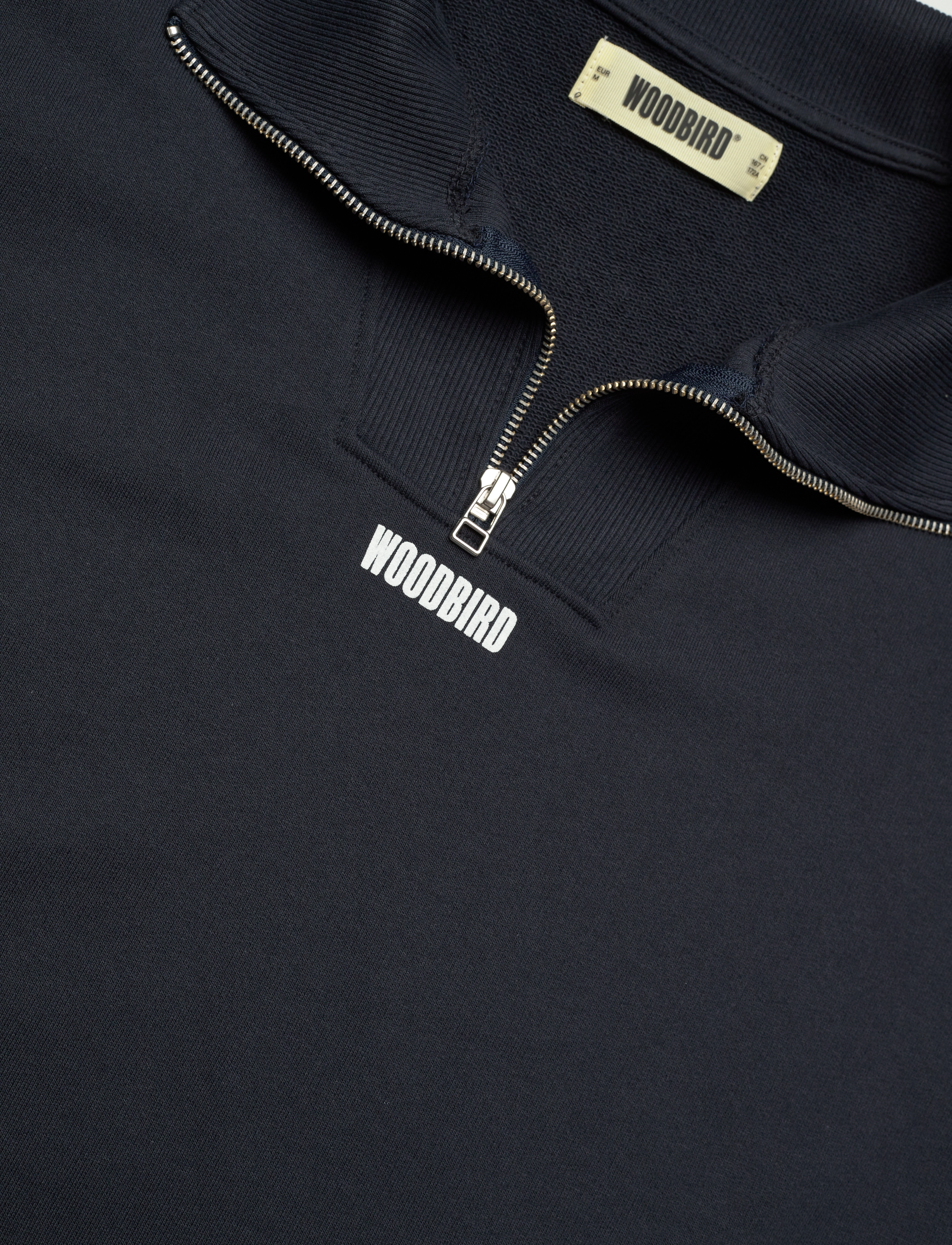 Woodbird - WBLee Half Zip - navy - 2