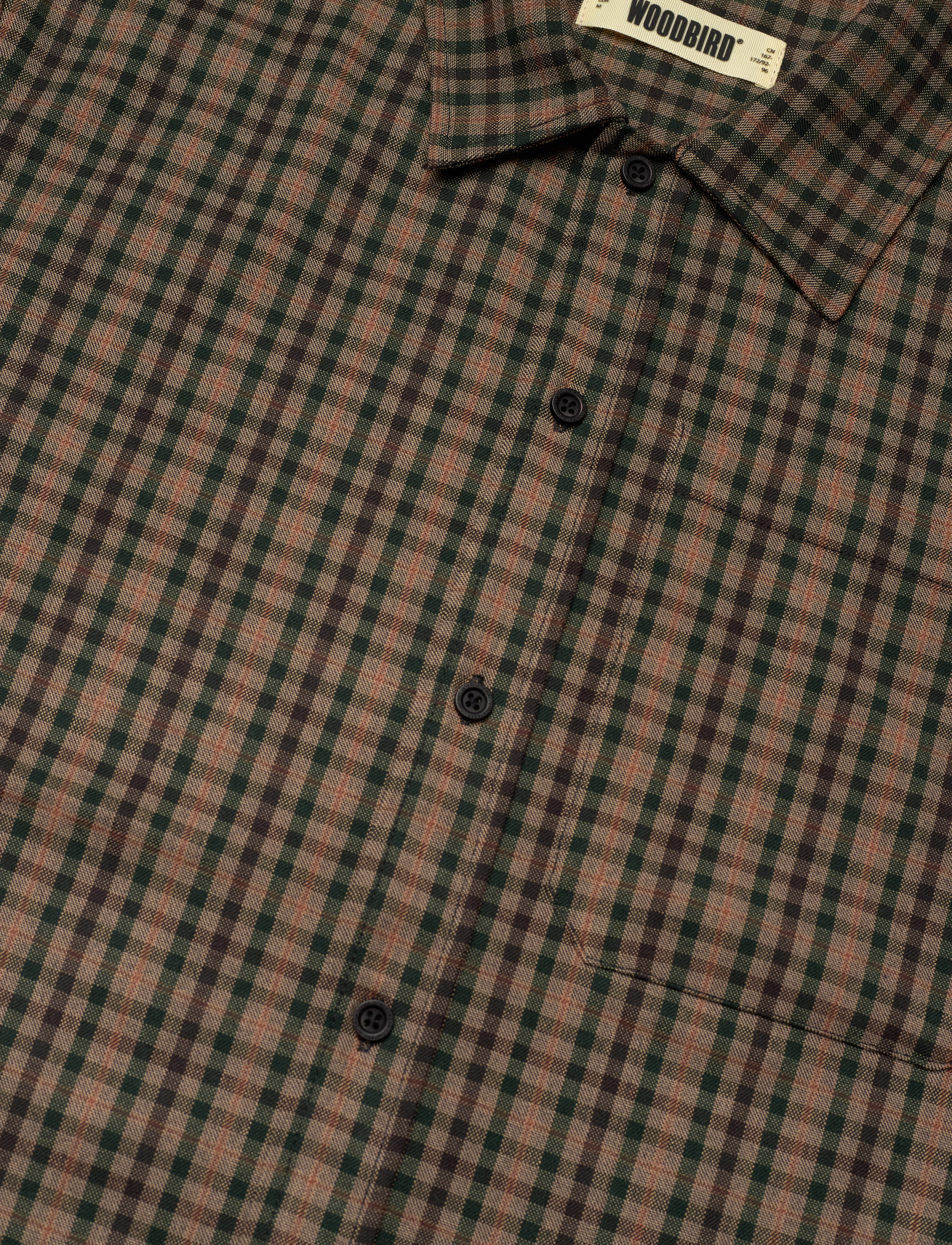 Woodbird - WBGlixto Check Shirt - brown - 3