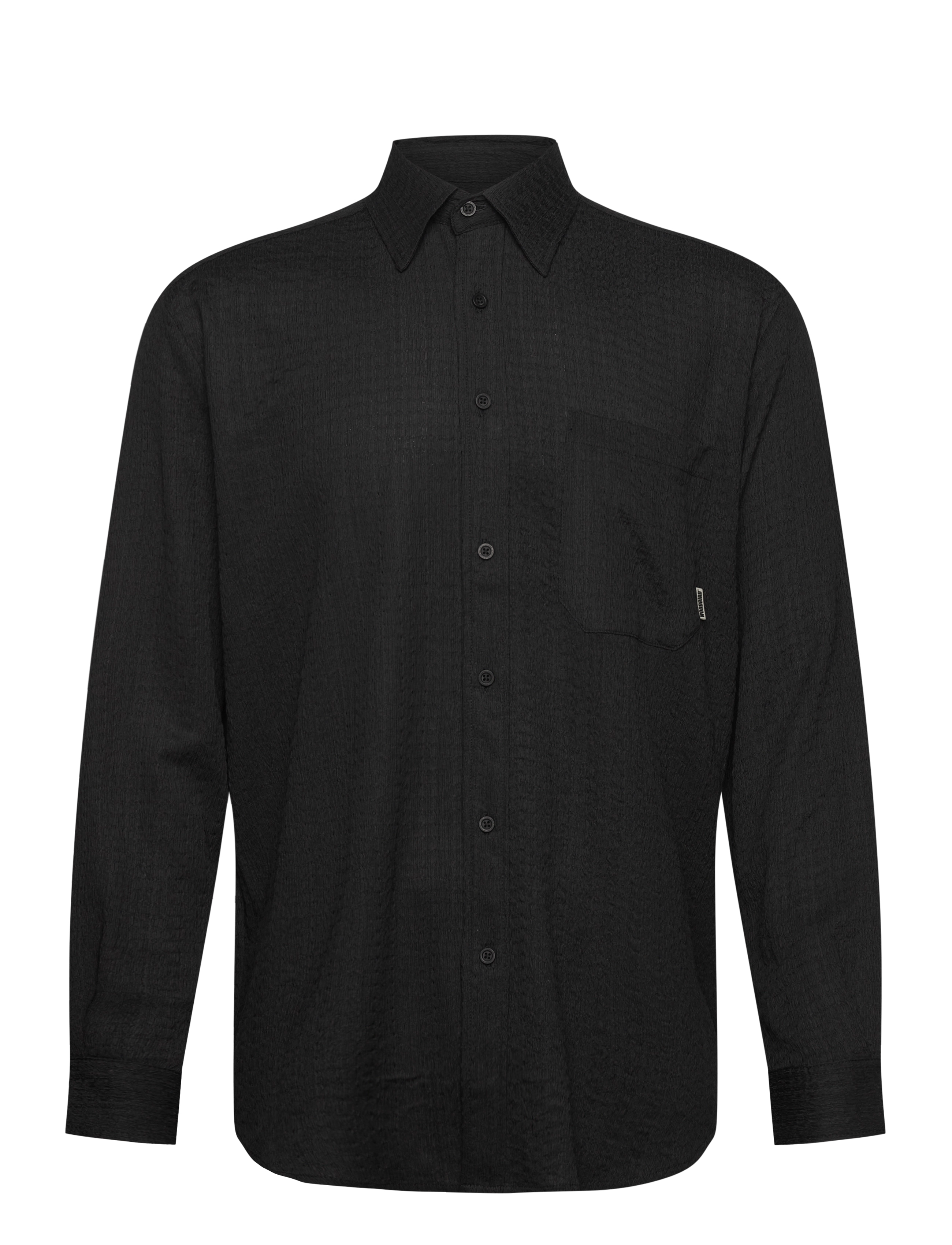 WBYuzo Struck Shirt - BLACK