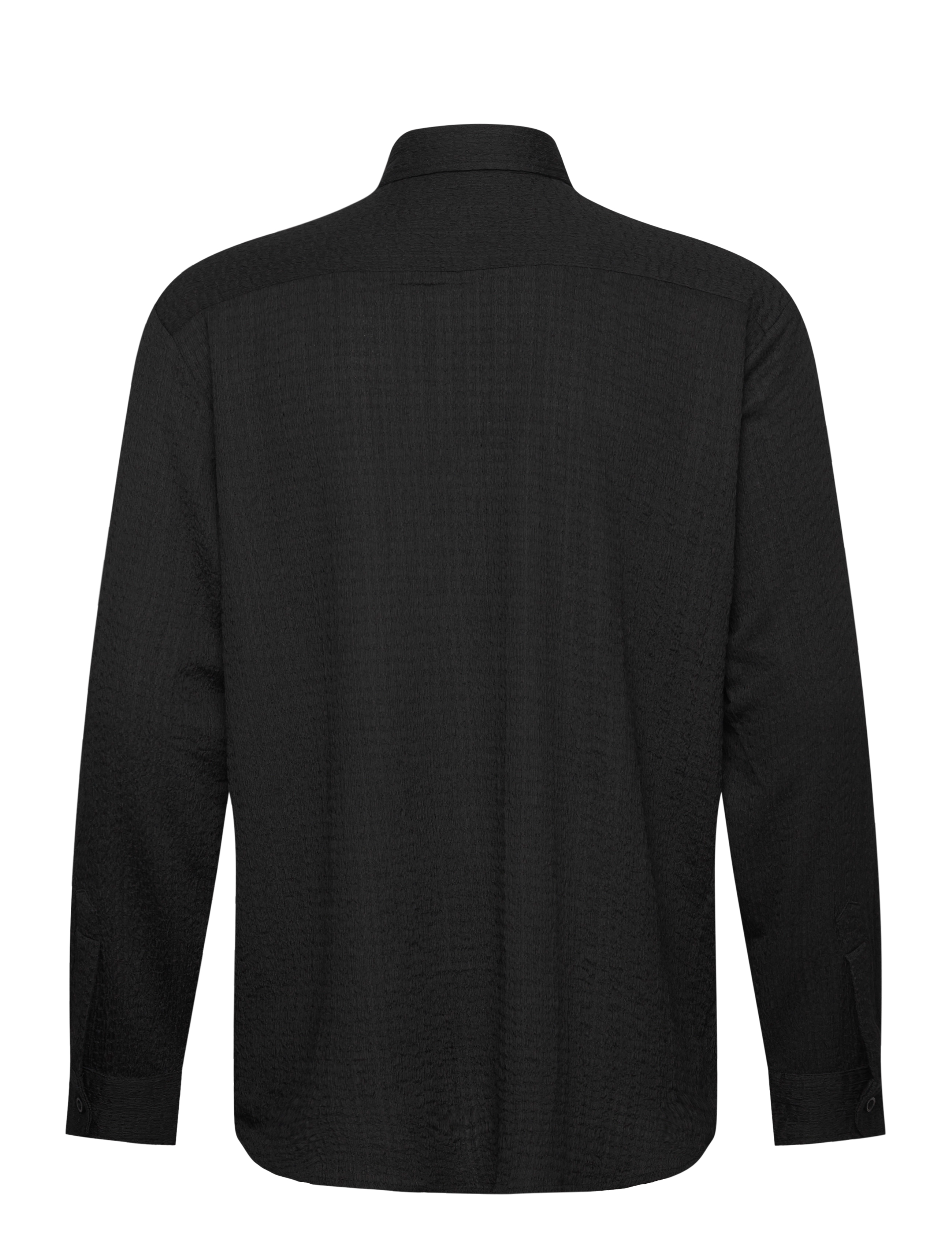 Woodbird - WBYuzo Struck Shirt - black - 1
