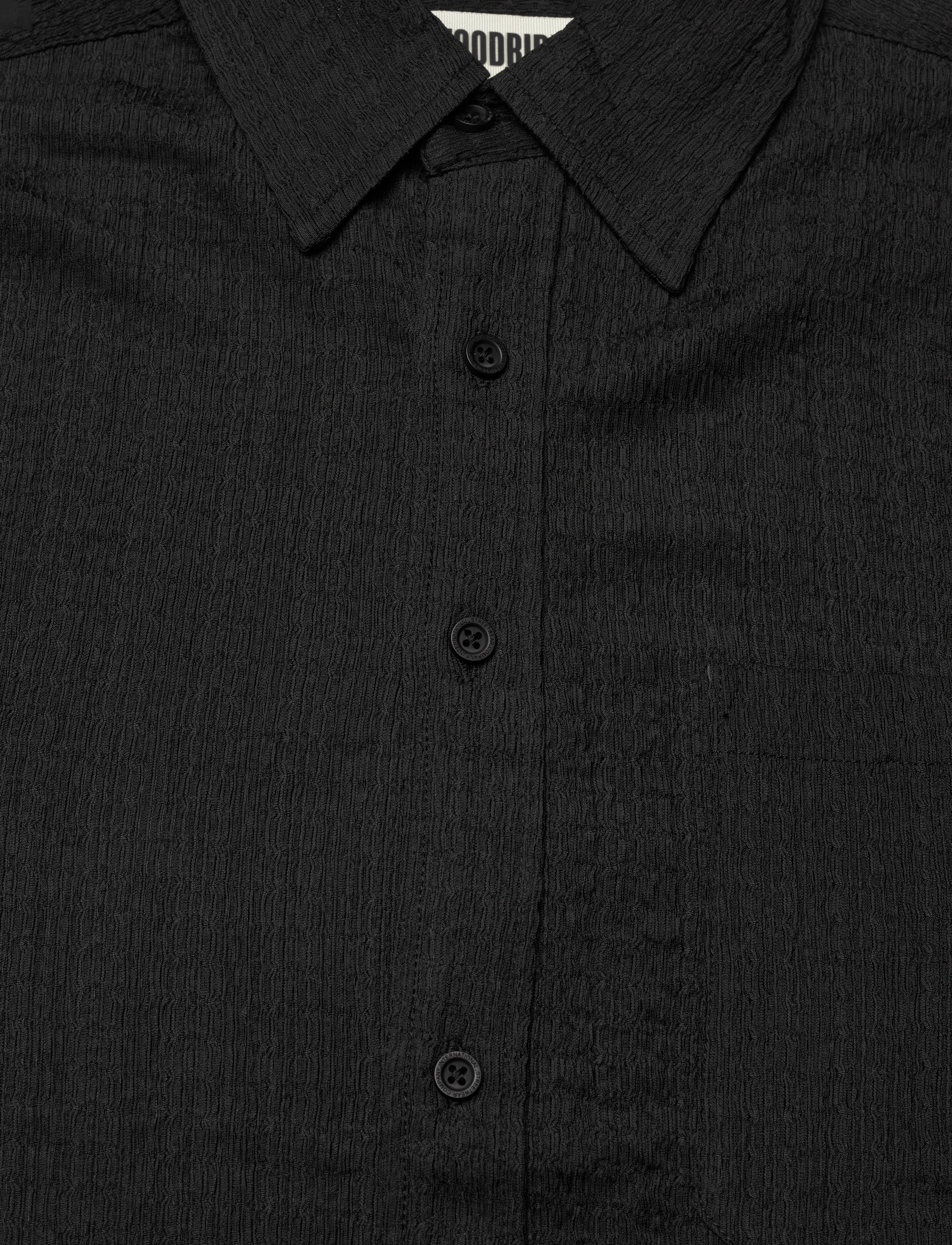 Woodbird - WBYuzo Struck Shirt - black - 2