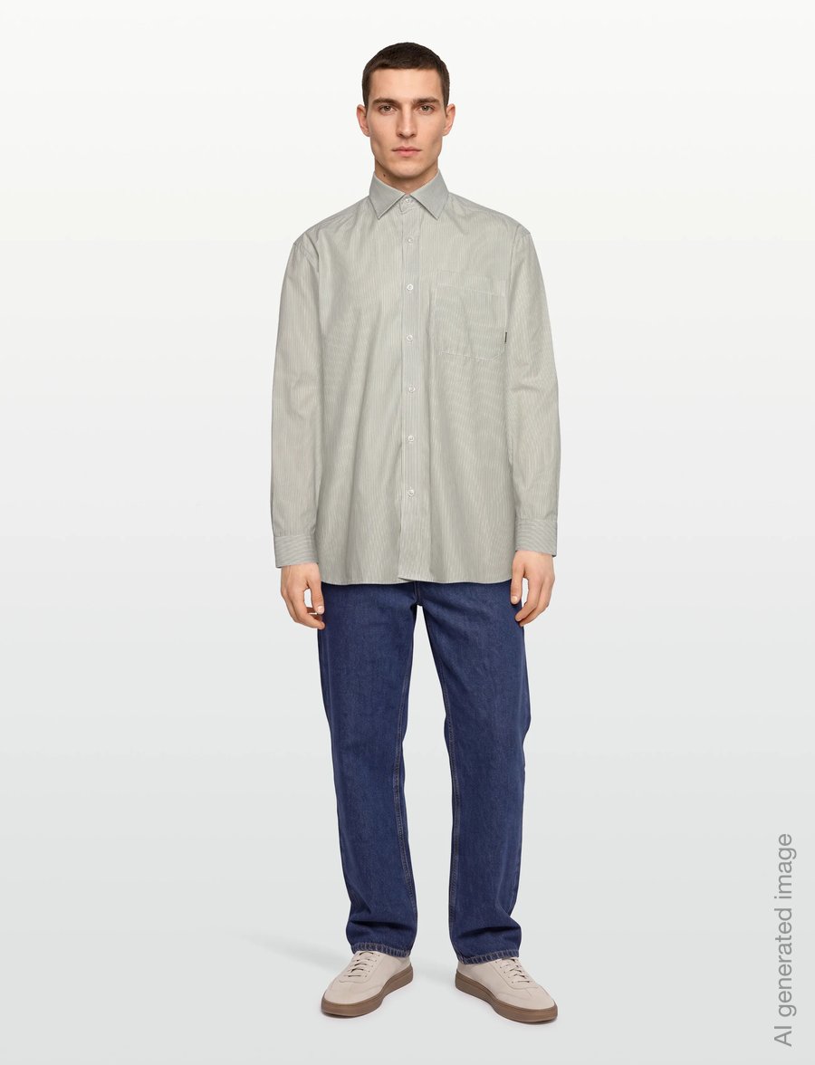 Woodbird - WBYuzo Italics Shirt - freizeithemden - off white - 0