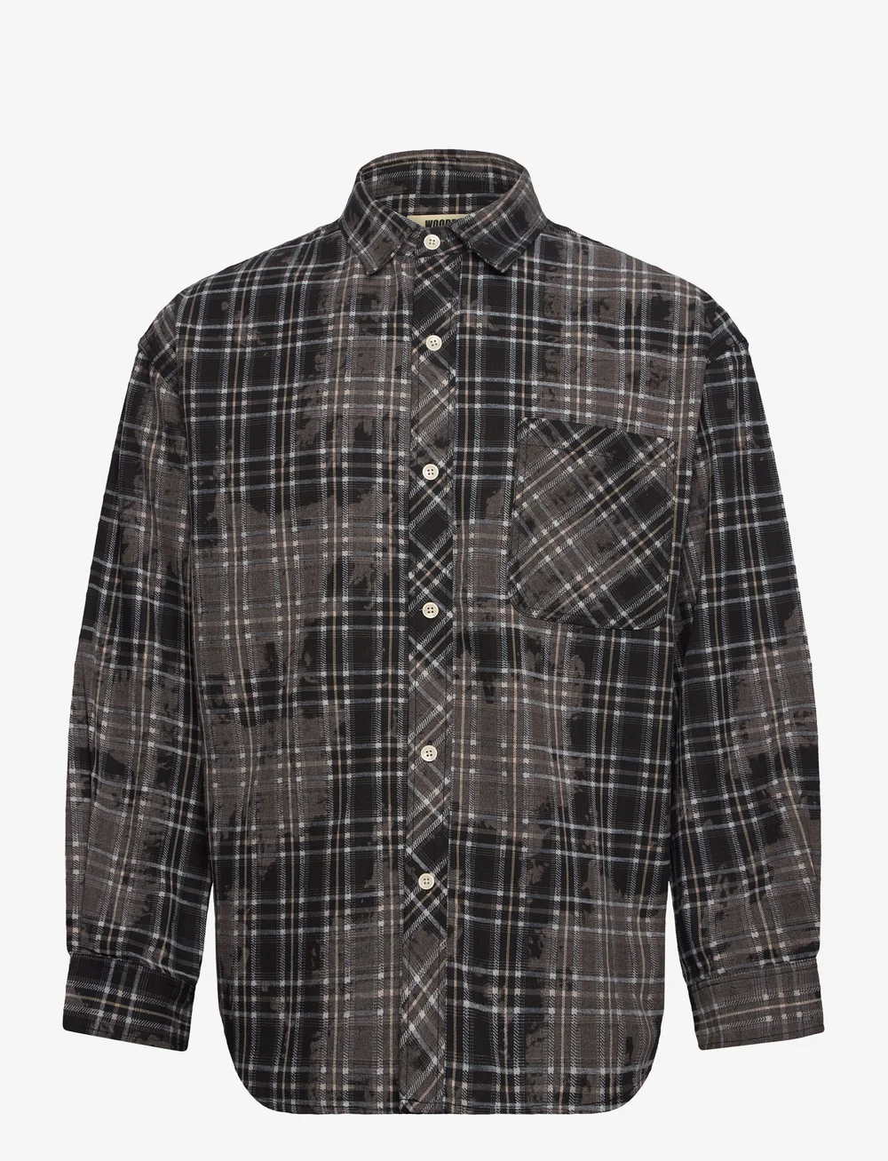 Woodbird - WBJong Check Shirt - rutiga skjortor - brown - 0