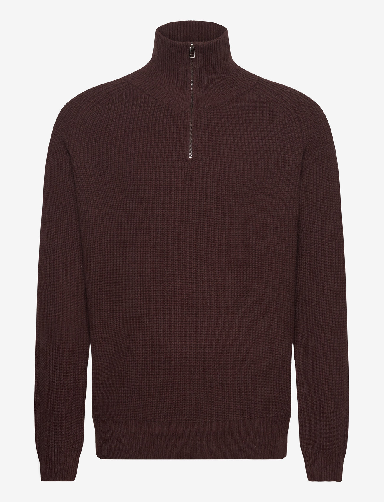 Woodbird - WBLass Wool Half-Zip - mænd - brown - 1
