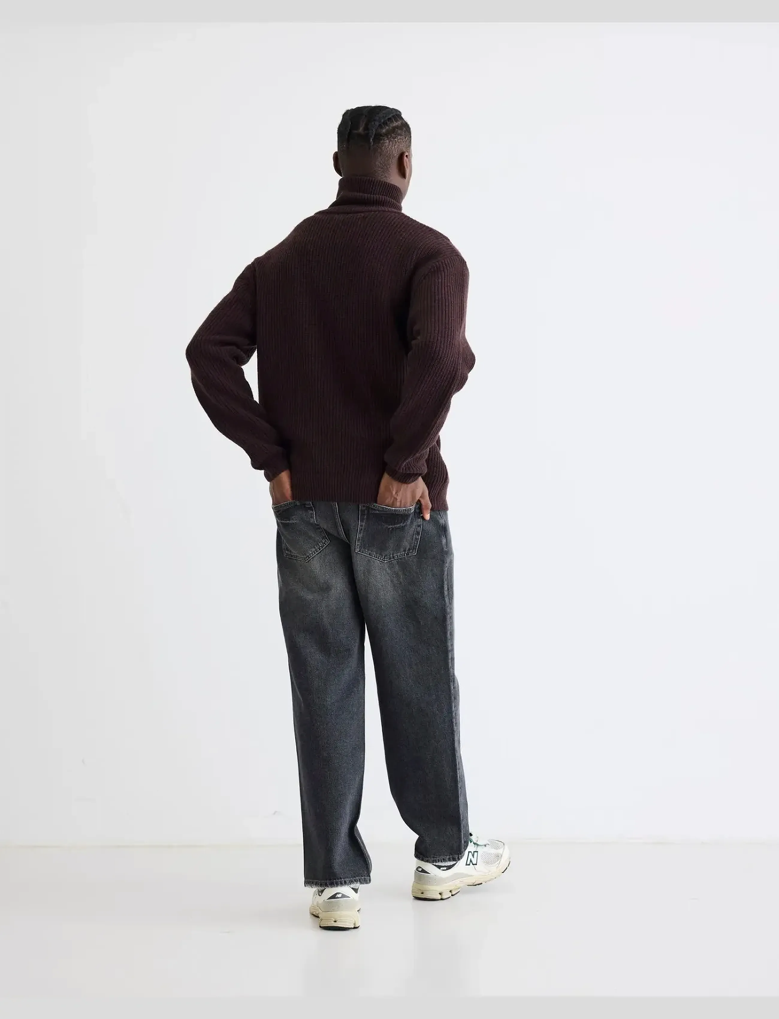 Woodbird - WBLass Wool Half-Zip - mehed - brown - 5