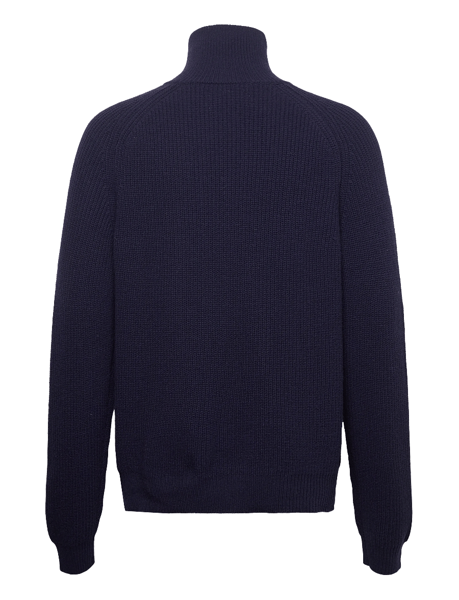 Woodbird - WBLass Wool Half-Zip - pullover mit halbem reißverschluss - navy - 1