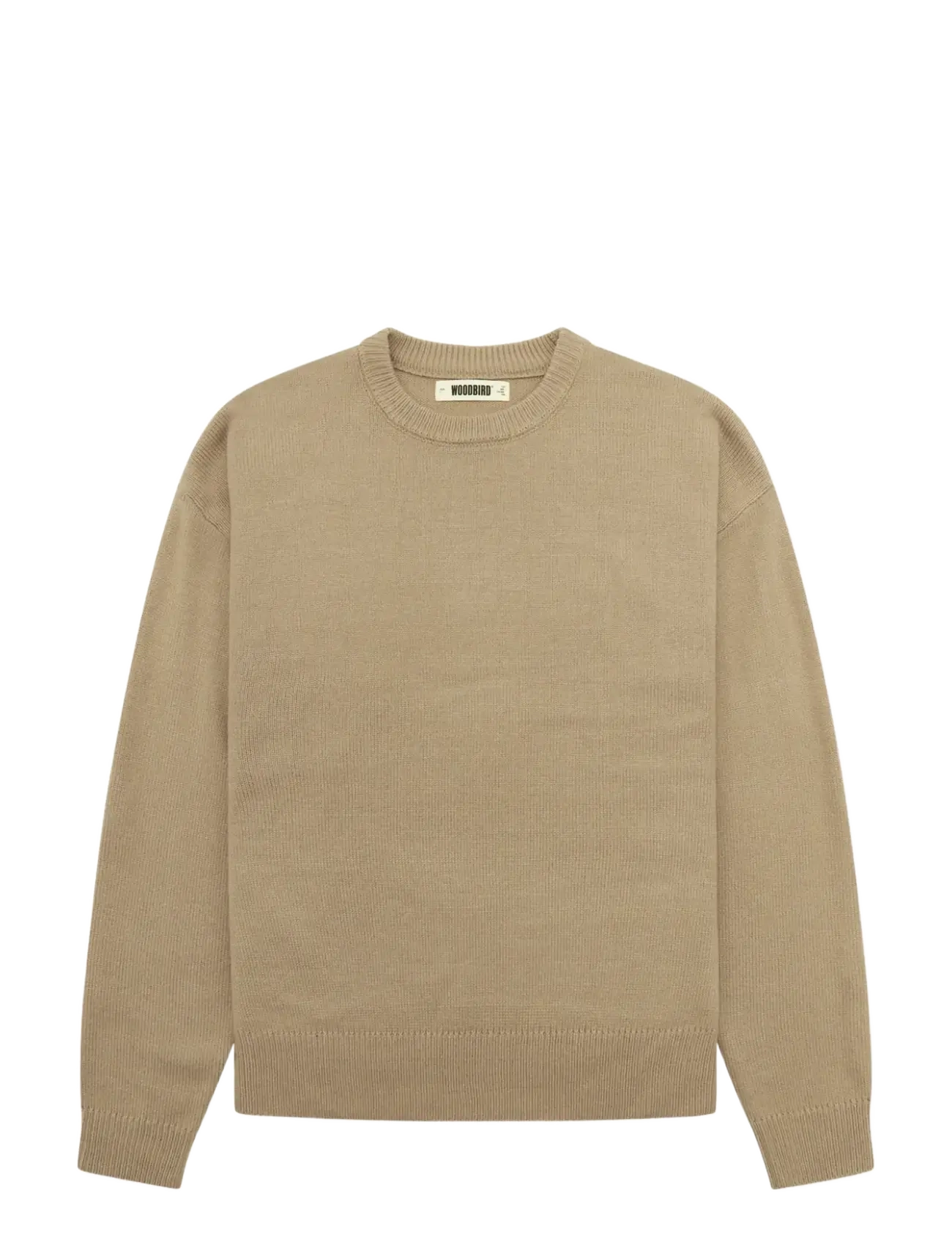 WOODBIRD Wbkurt Base Knit Beige - S - Herren