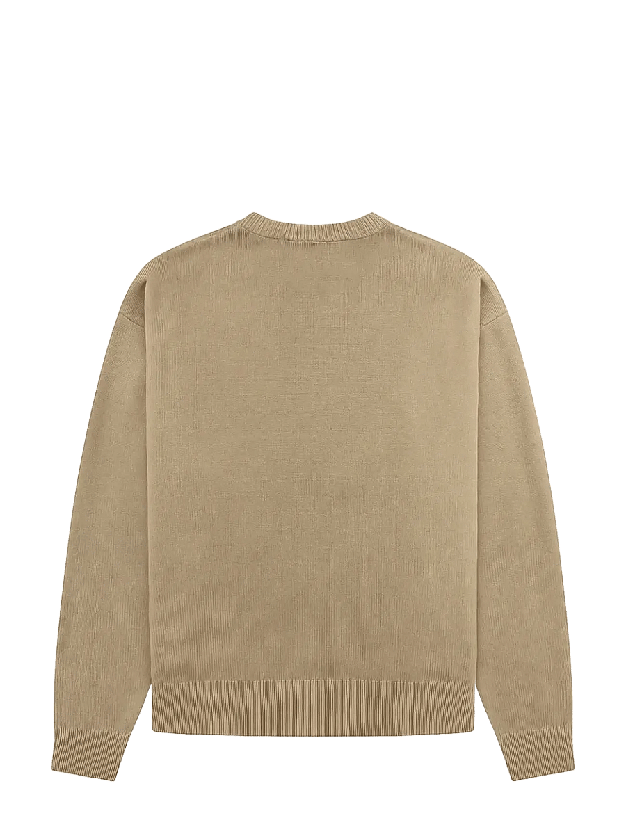 Woodbird - WBKurt base Knit - Ümara kaelusega - stone - 2