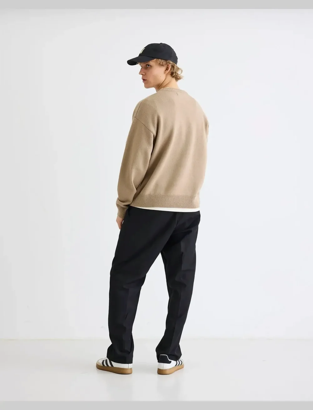 Woodbird - WBKurt base Knit - rundhalsad - stone - 5