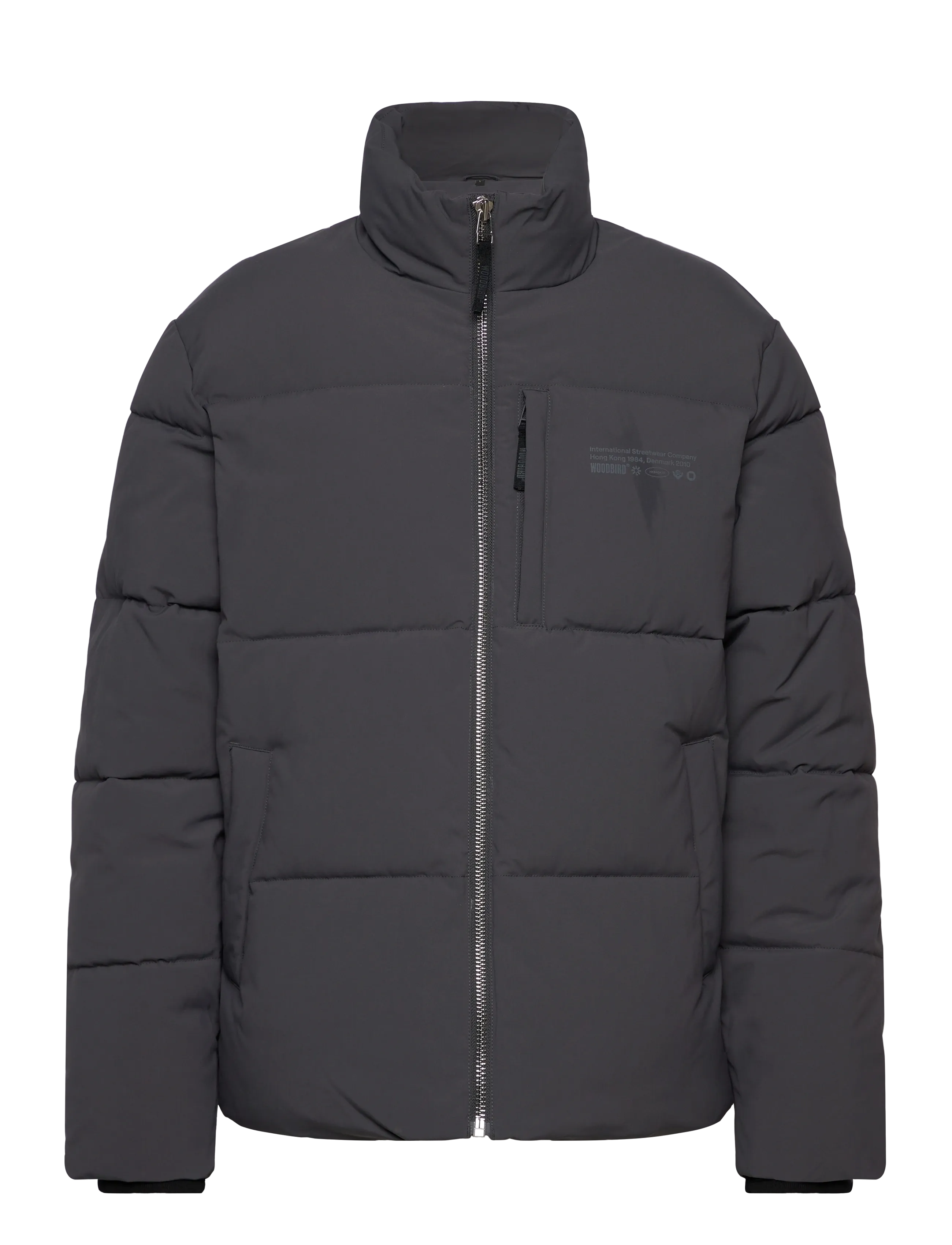 Woodbird Wbdapper Puff Jacket, Mænd, Pufferjakke, Grå, Str: XXL