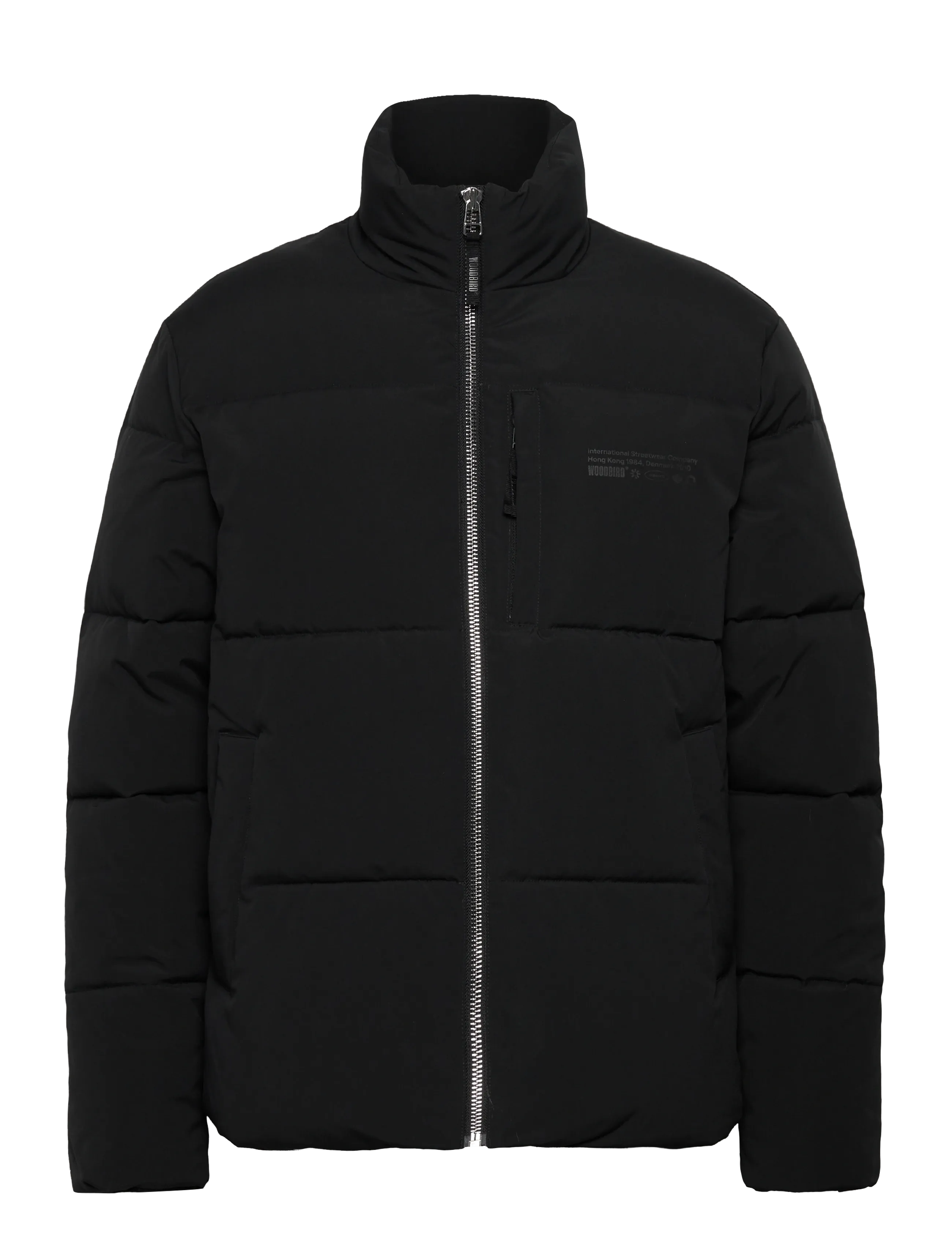 Woodbird Wbdapper Puff Jacket, Mænd, Pufferjakke, Sort, Str: XS