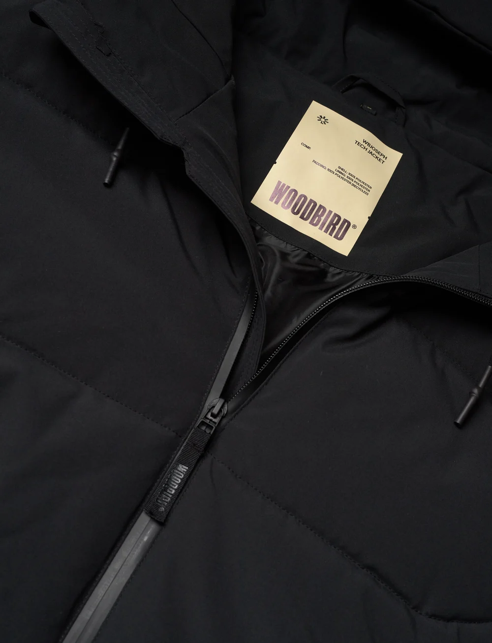 Woodbird - WBJoseph Tech Jacket - virsjakas ar polsterējumu - black - 2