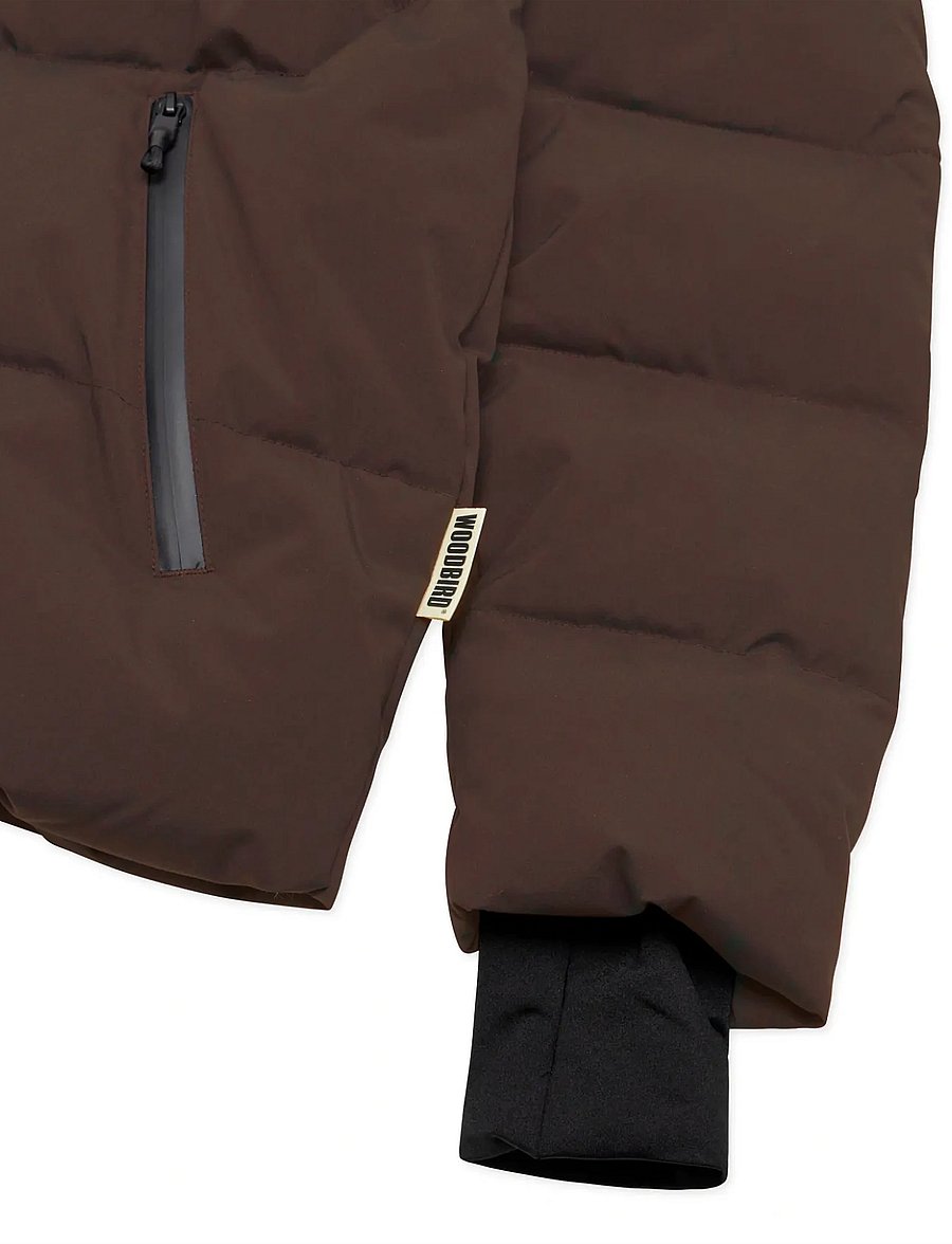 Woodbird - WBJoseph Tech Jacket - daunenjacken - dark brown - 2
