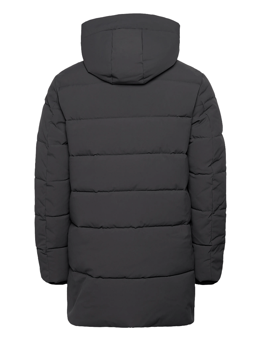 Woodbird - WBJoseph Tech Long Jacket - daunenjacken - antra grey - 1