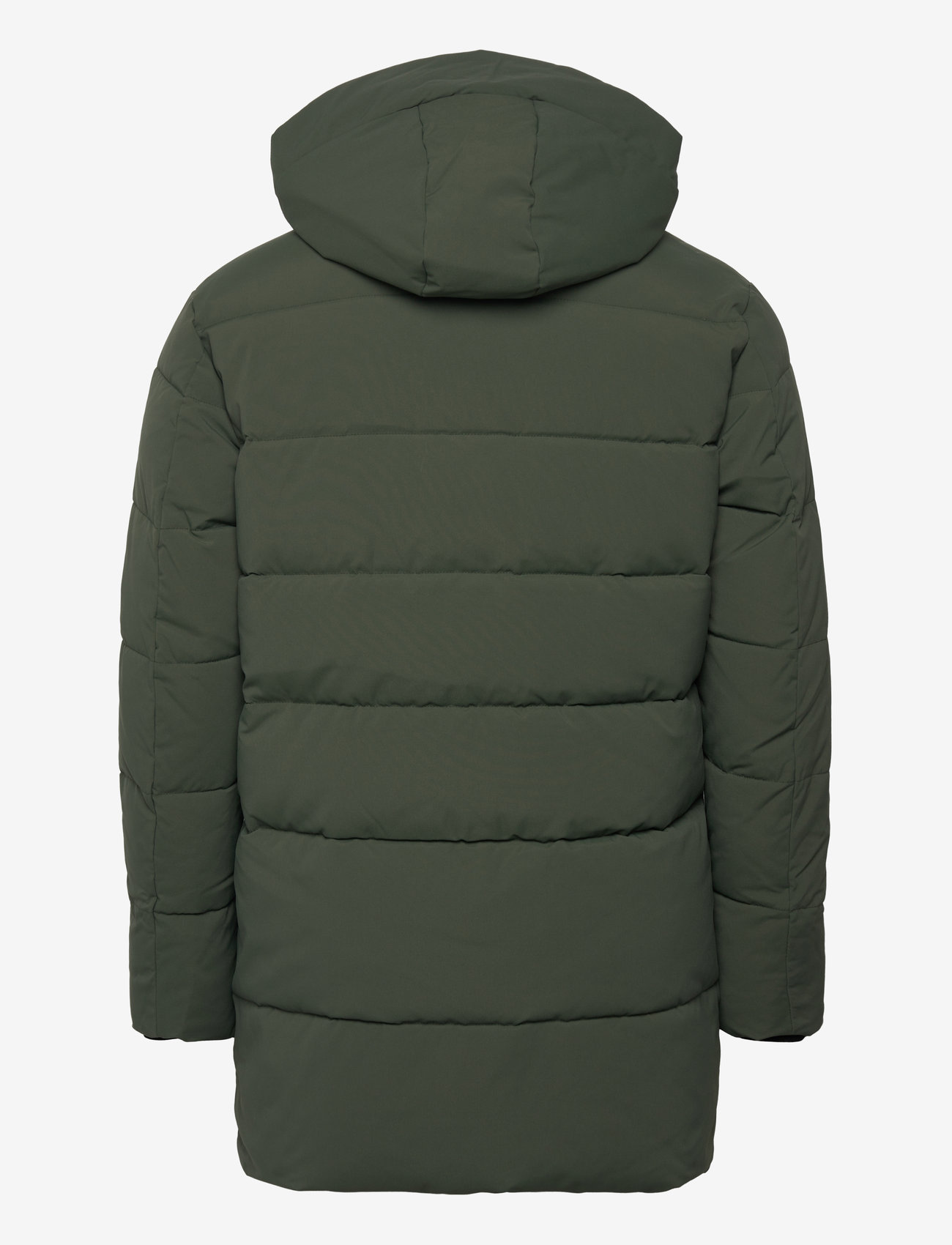 Woodbird - WBJoseph Tech Long Jacket - vinterjackor - army - 1