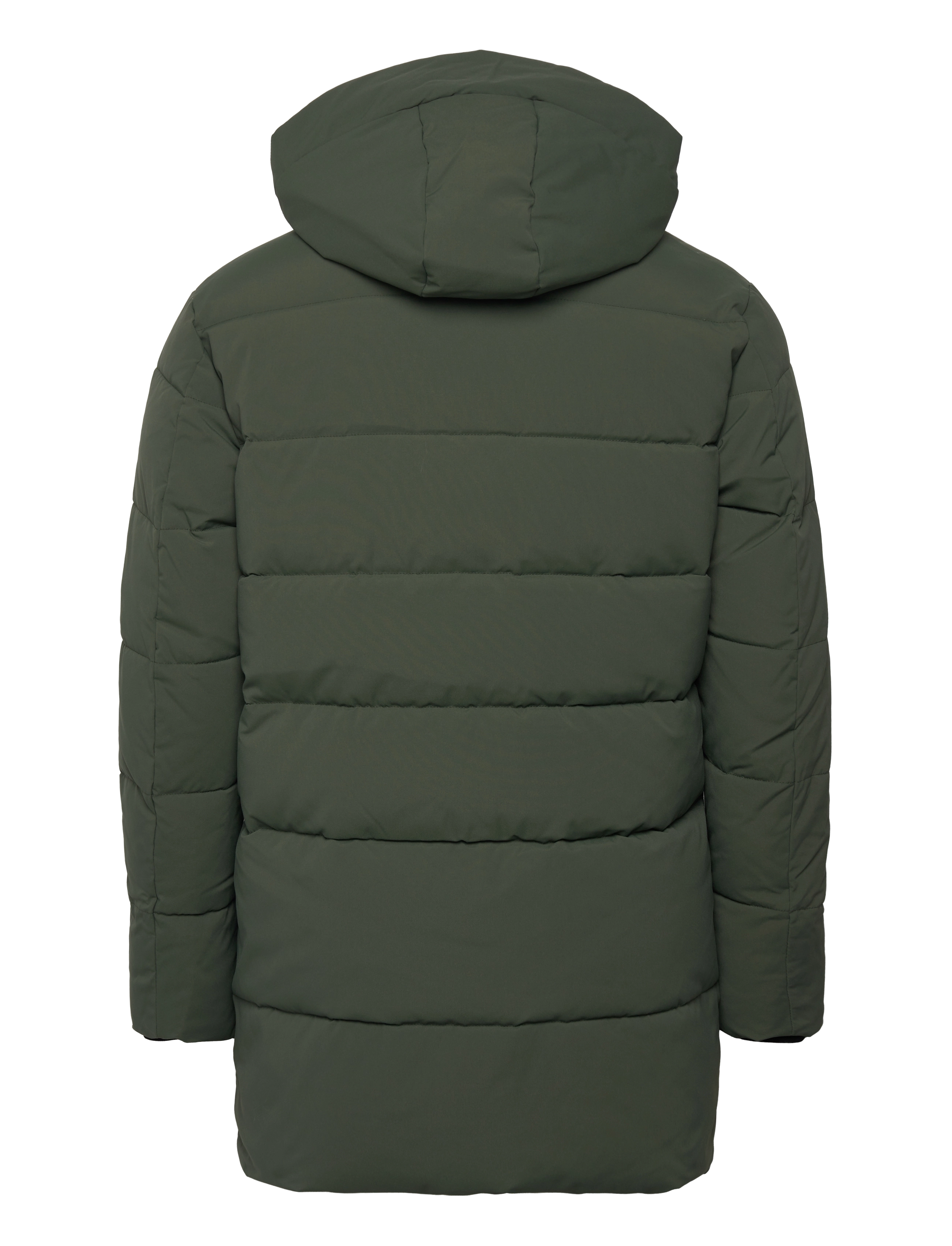 Woodbird - WBJoseph Tech Long Jacket - talvejoped - army - 1