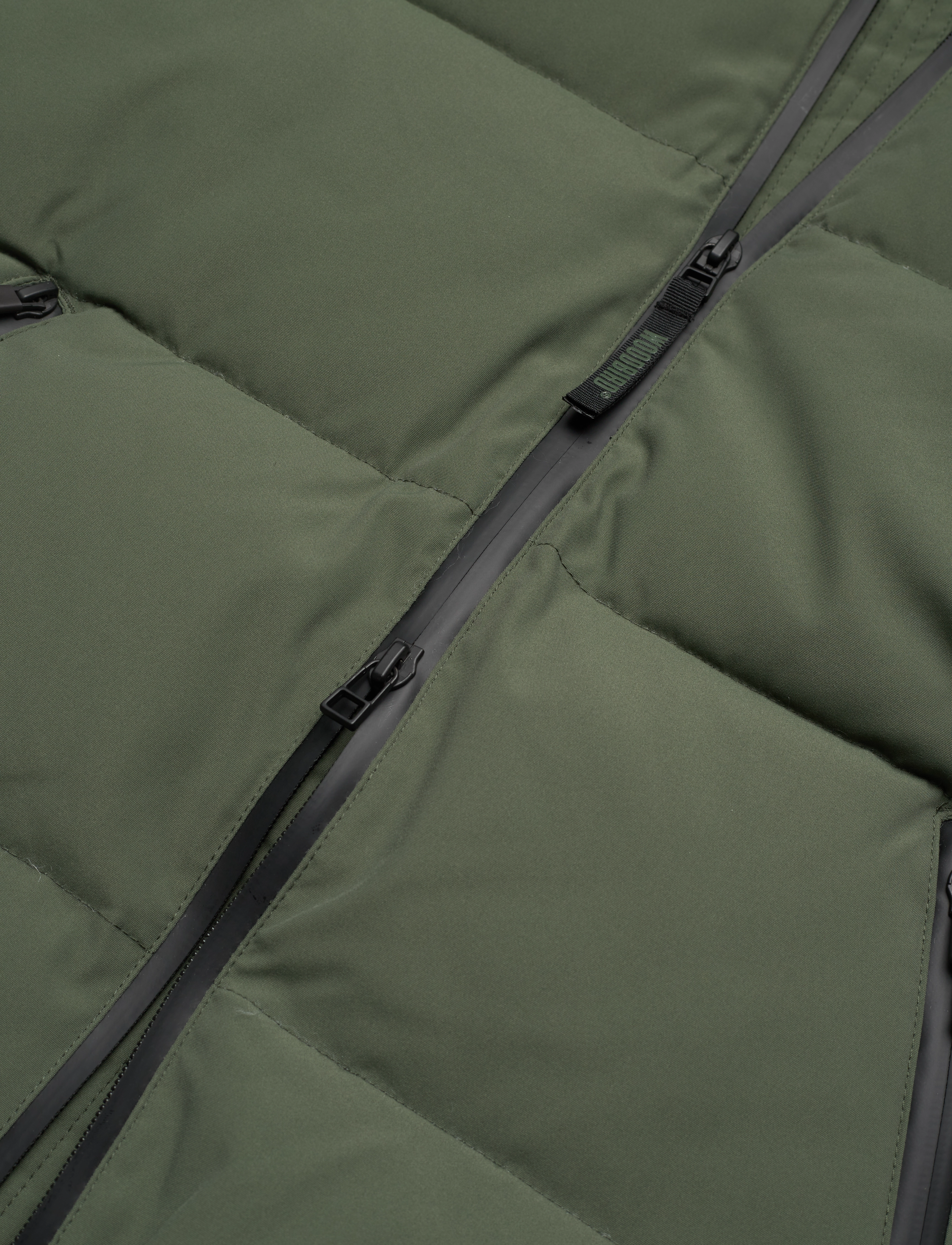 Woodbird - WBJoseph Tech Long Jacket - talvejoped - army - 3